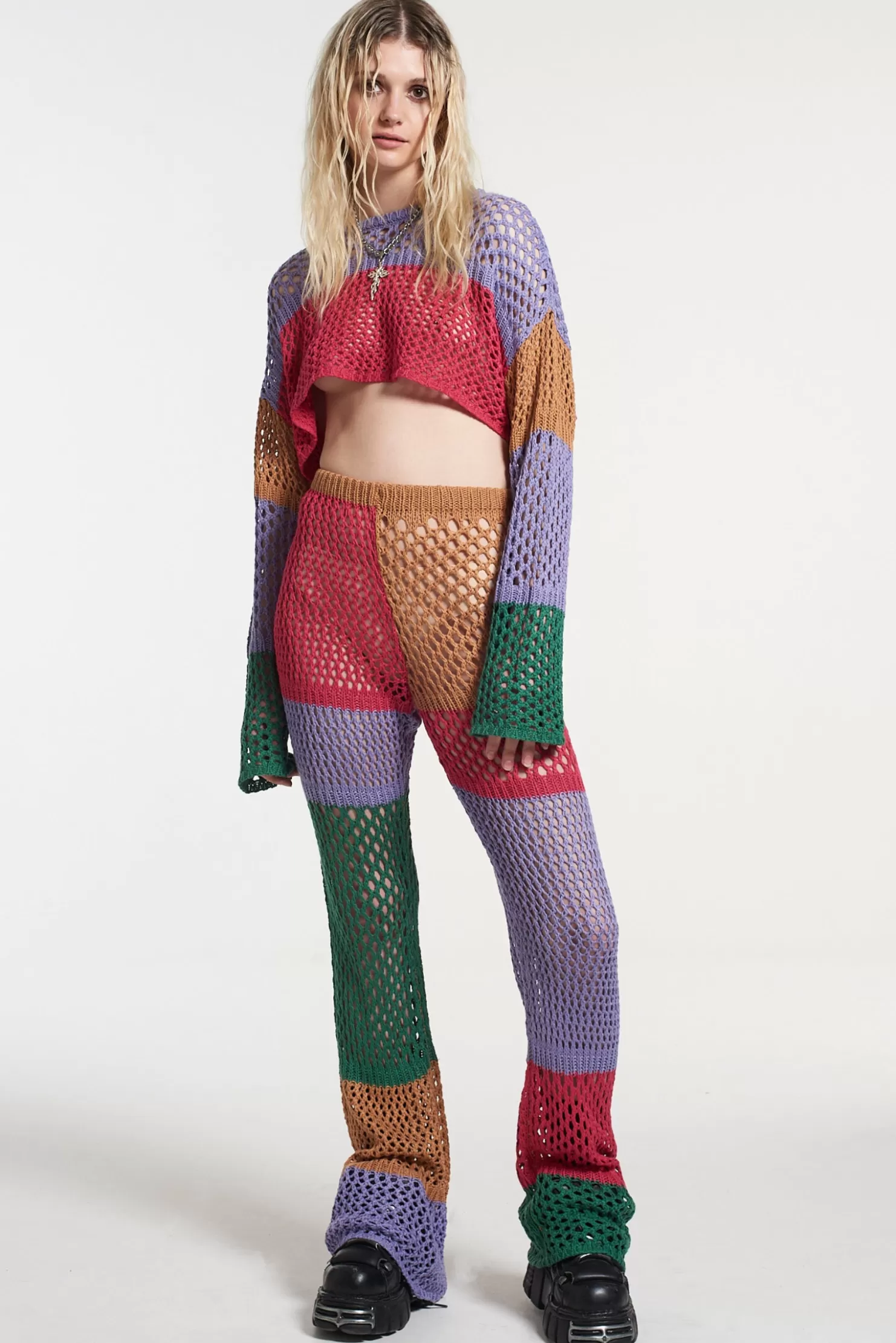 The Ragged Priest Atom Knit Pant-Women Trousers