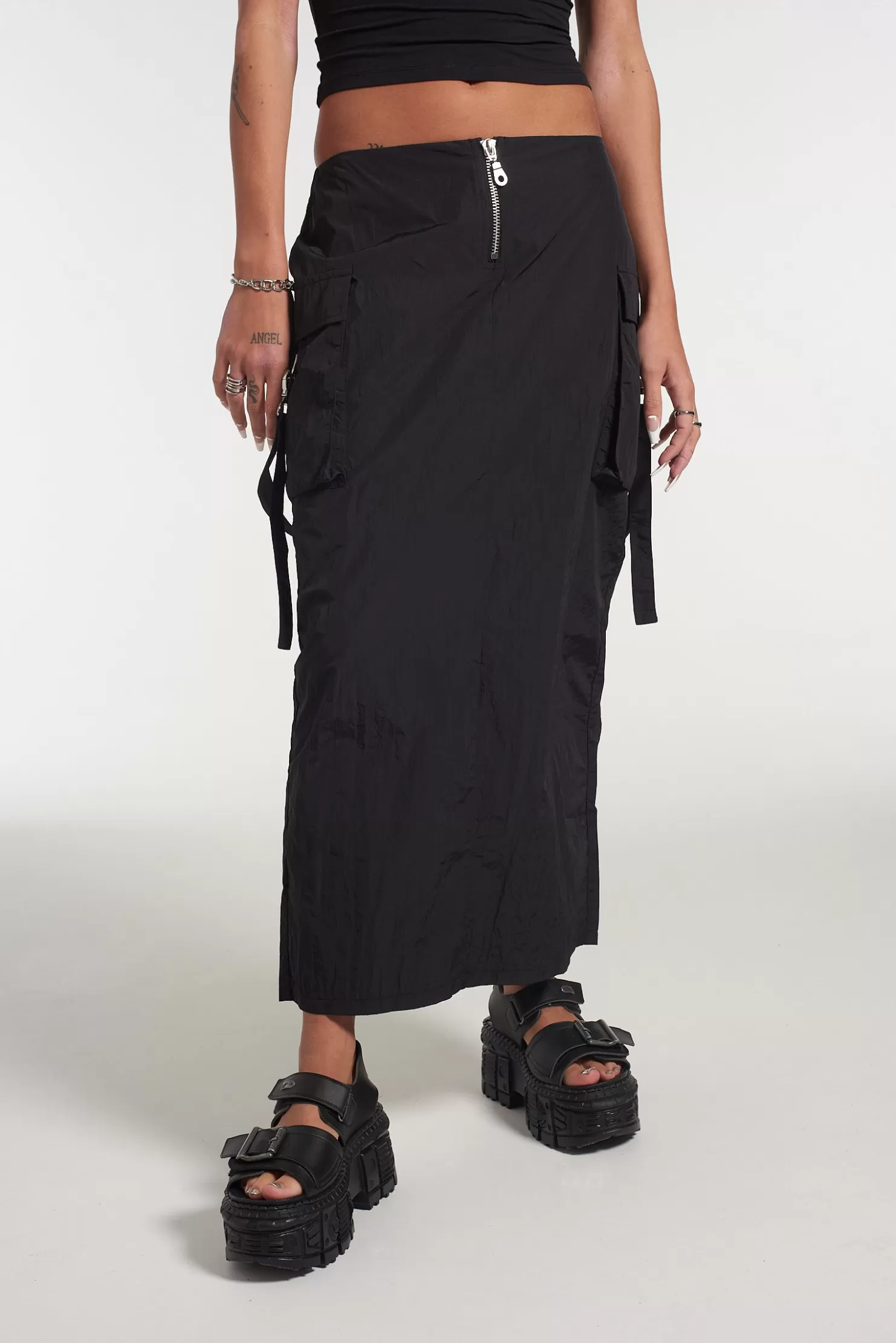 The Ragged Priest Aura Parachute Skirt-Women Skirts & Shorts