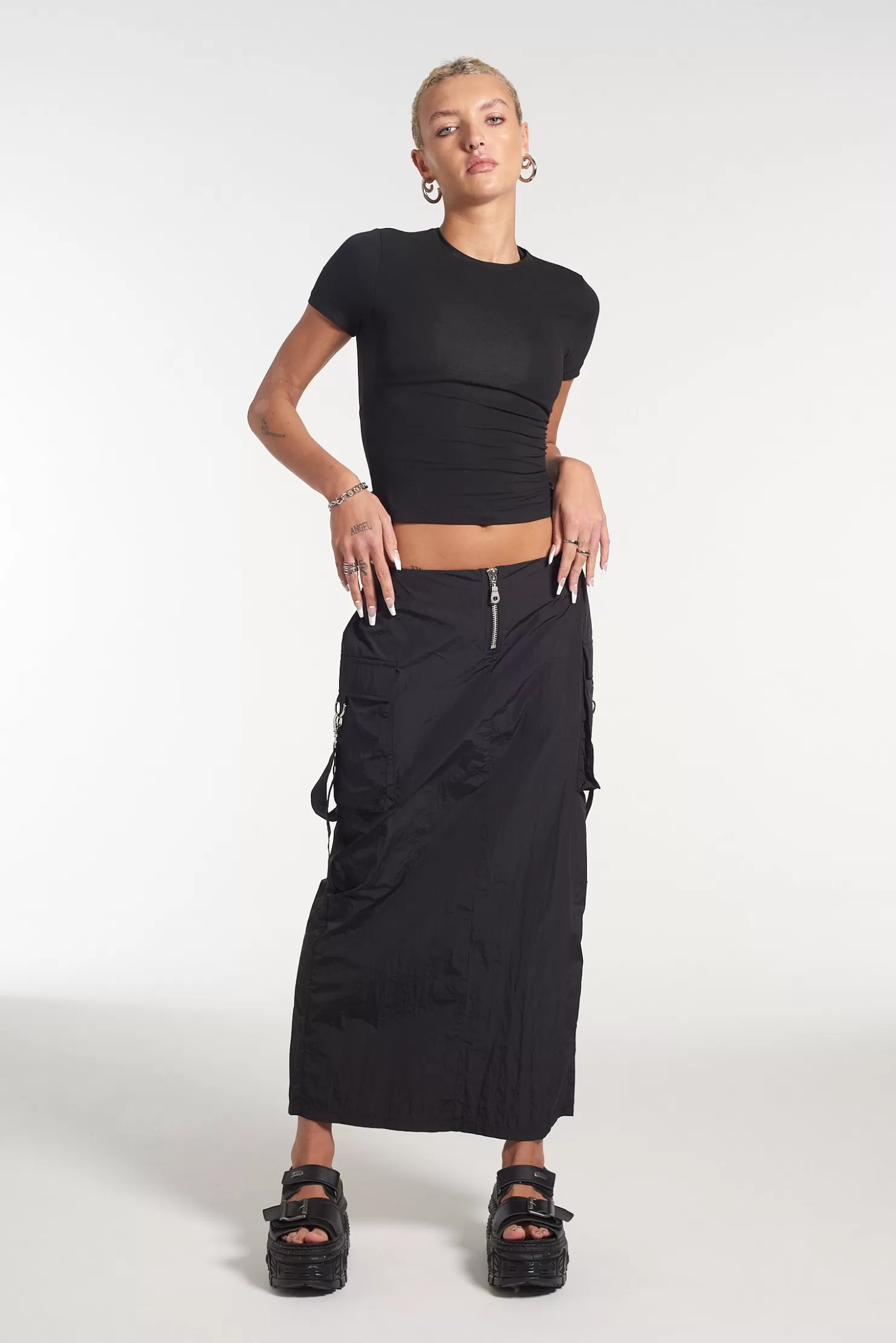 The Ragged Priest Aura Parachute Skirt-Women Skirts & Shorts