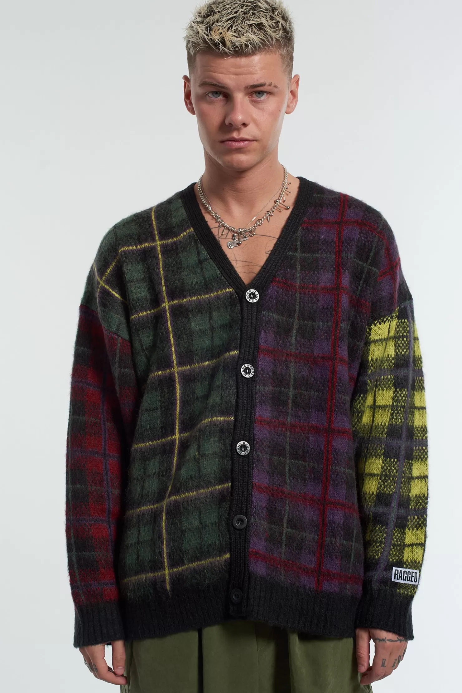 The Ragged Priest Axel Cardigan-Men Knitwear, Sweatshirts & Hoodies