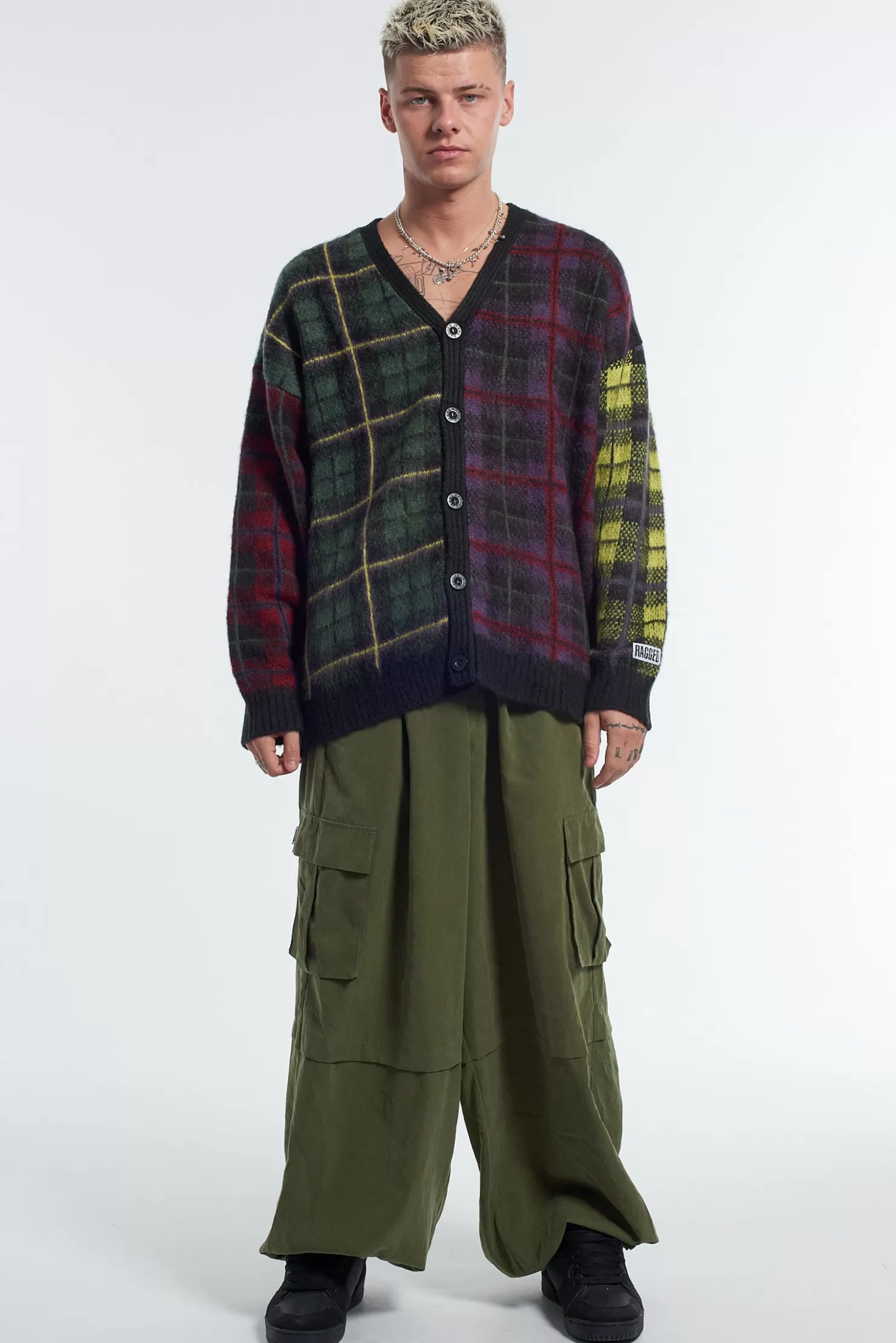 The Ragged Priest Axel Cardigan-Men Knitwear, Sweatshirts & Hoodies