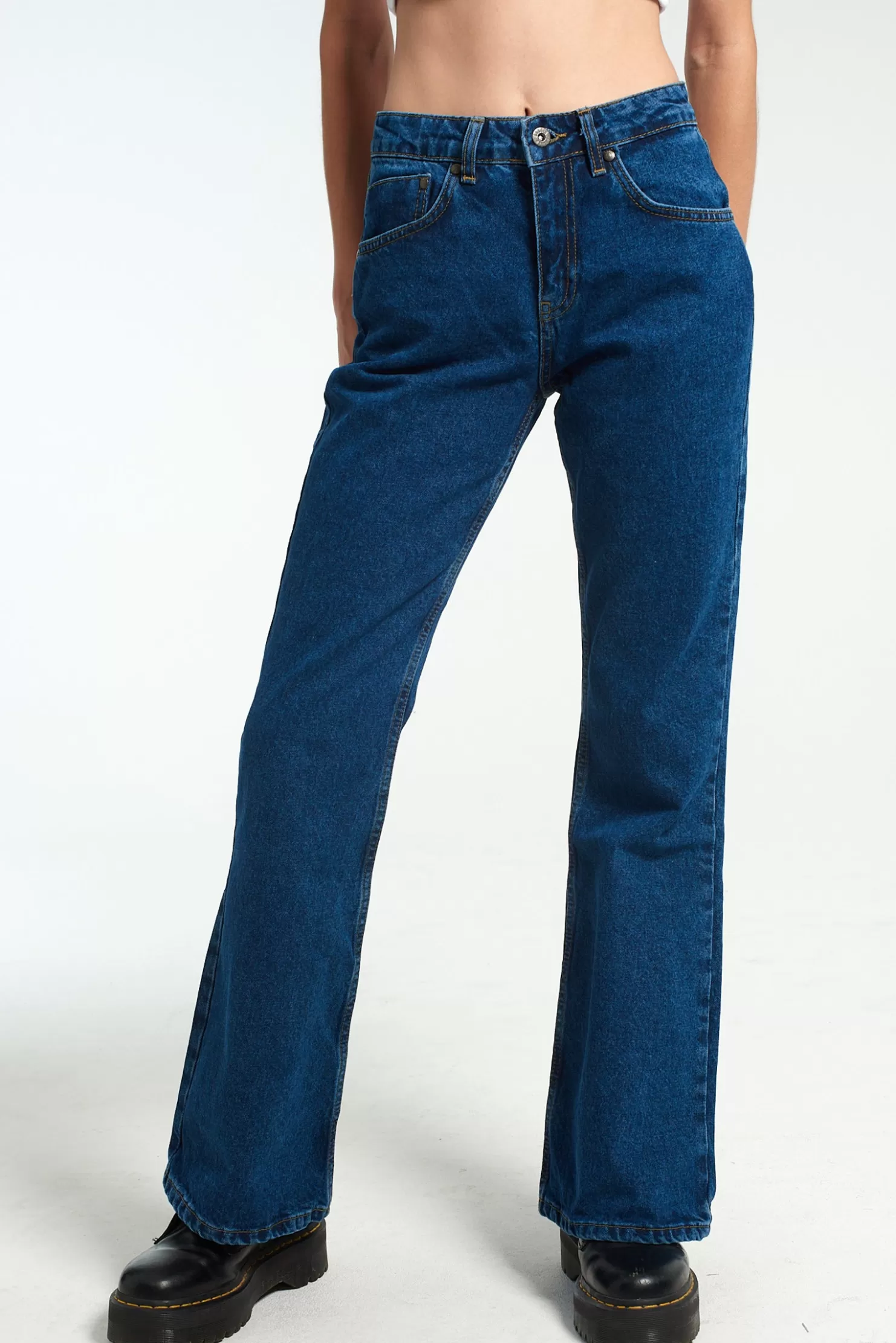 The Ragged Priest Boot Cut Dakota Jean - Indigo-Women Jeans