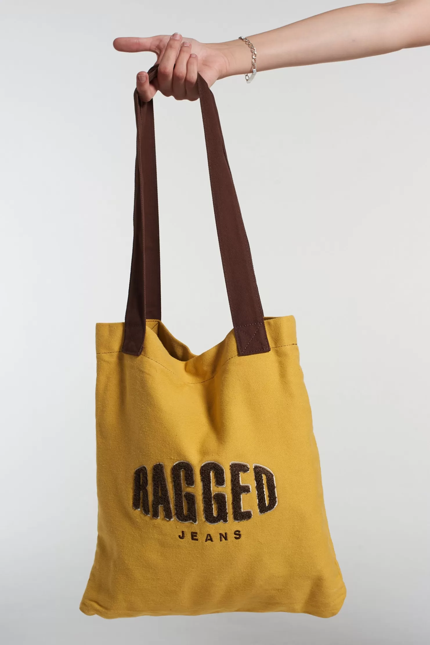 The Ragged Priest Brownie Yellow Tote  Bag-Women Accessories