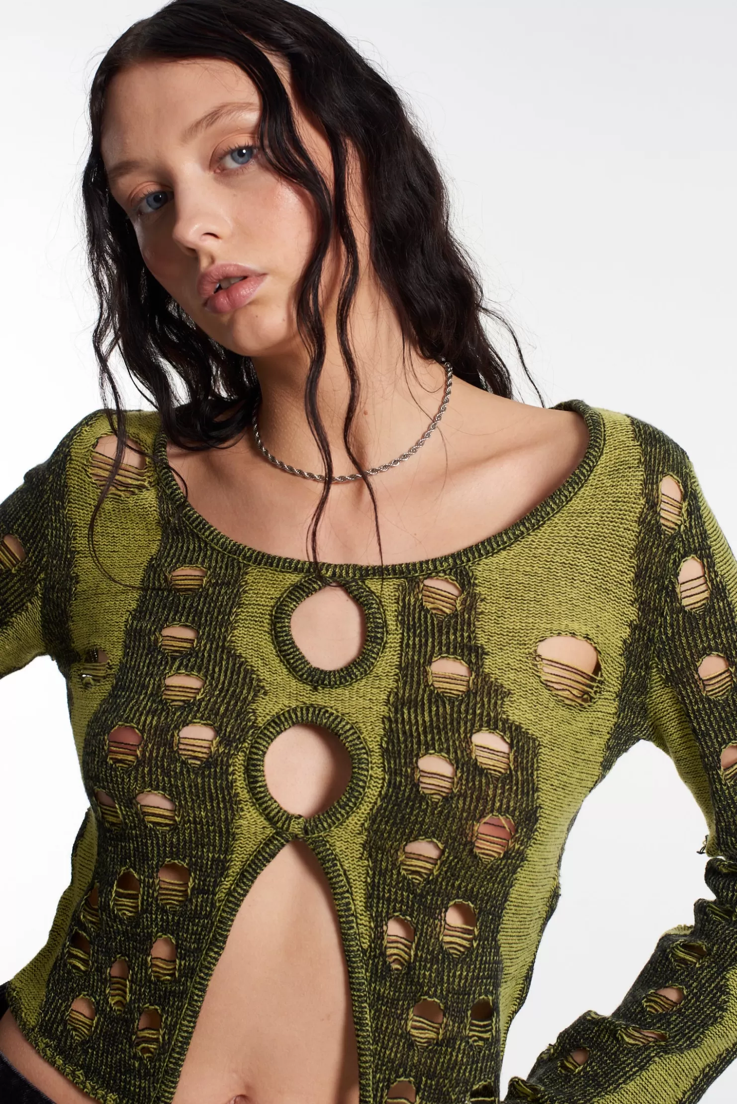 The Ragged Priest Bug Distressed Long Sleeve Top-Women T-Shirts & Tops