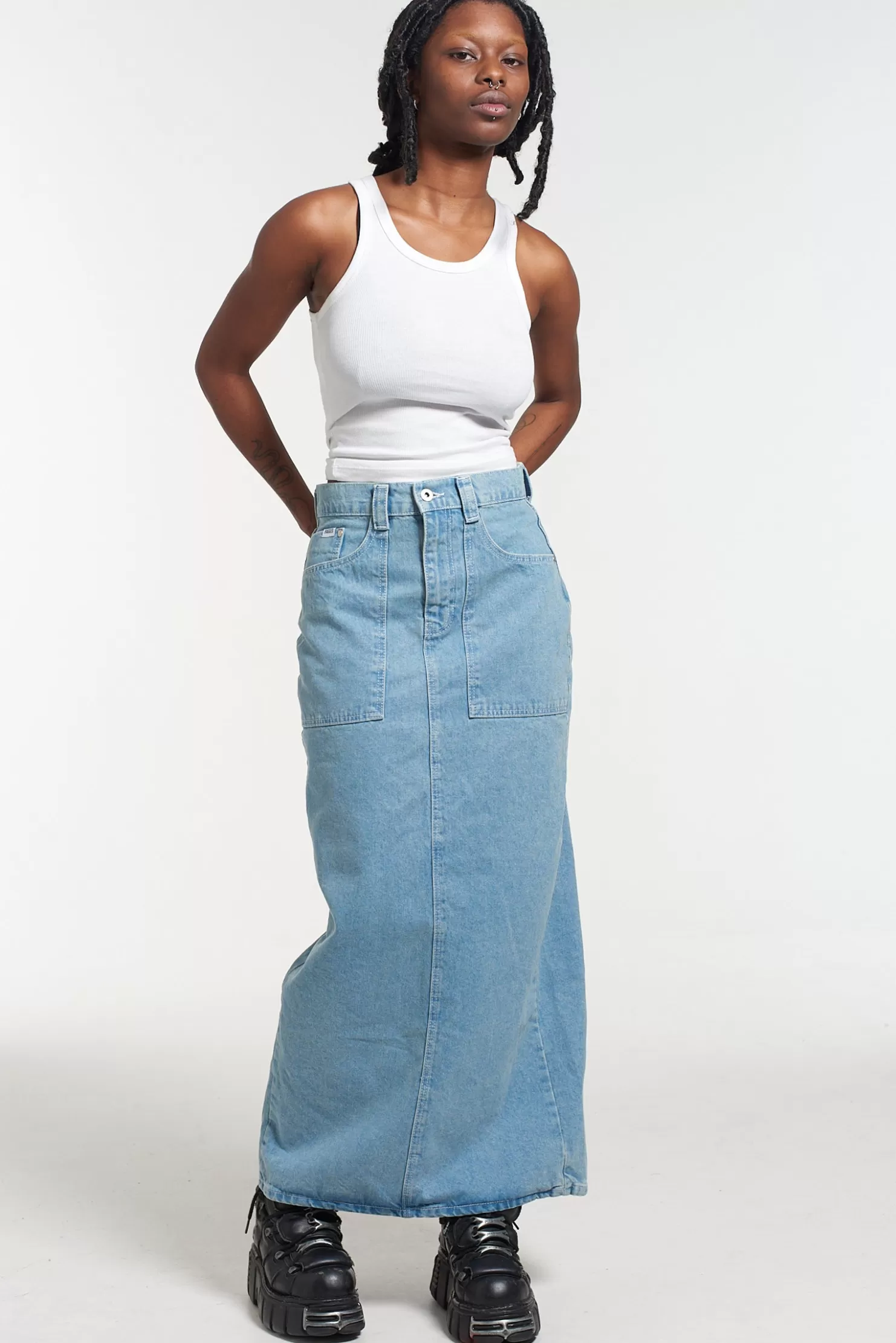 The Ragged Priest Carpenter Maxi Skirt - -Women Skirts & Shorts