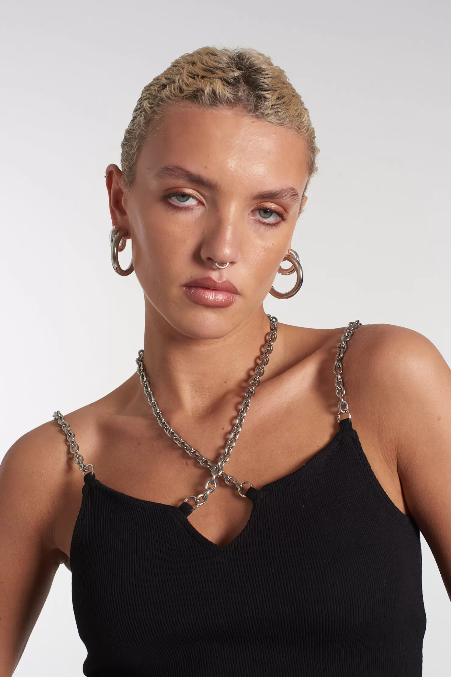 The Ragged Priest Charm Chain Top-Women T-Shirts & Tops