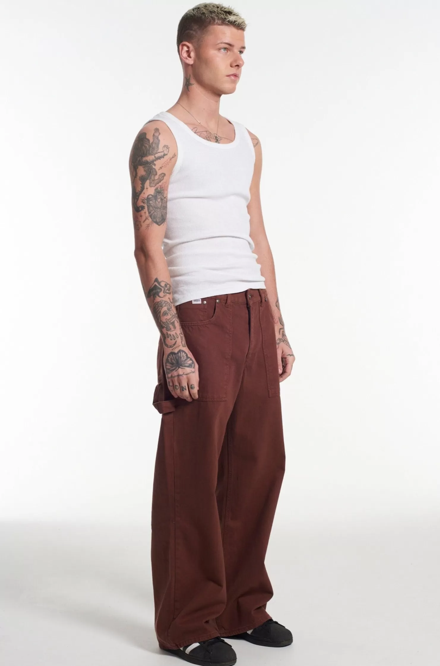 The Ragged Priest Chiller Wide Leg Baggy Jean-Men Jeans