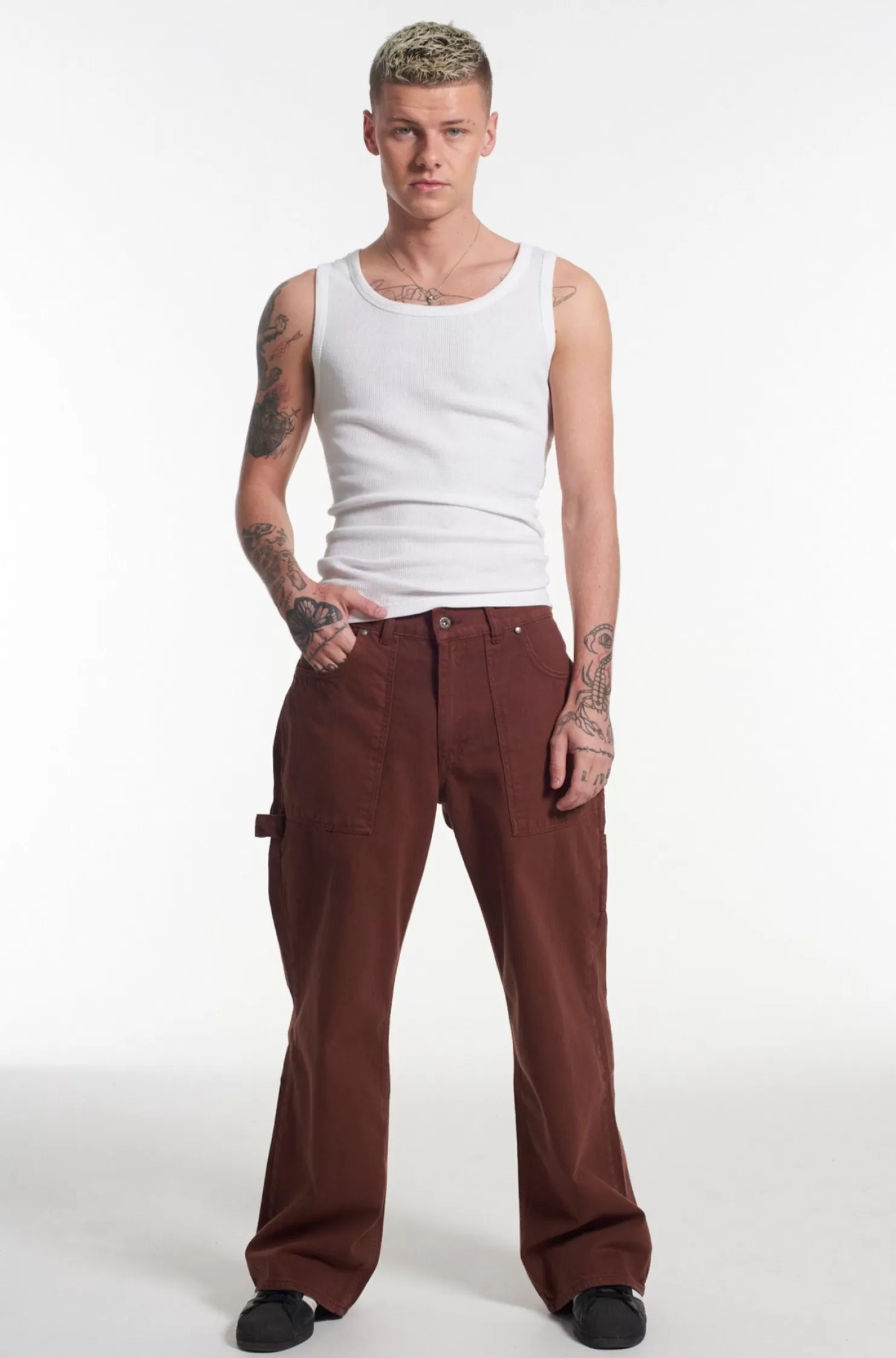 The Ragged Priest Chiller Wide Leg Baggy Jean-Men Jeans