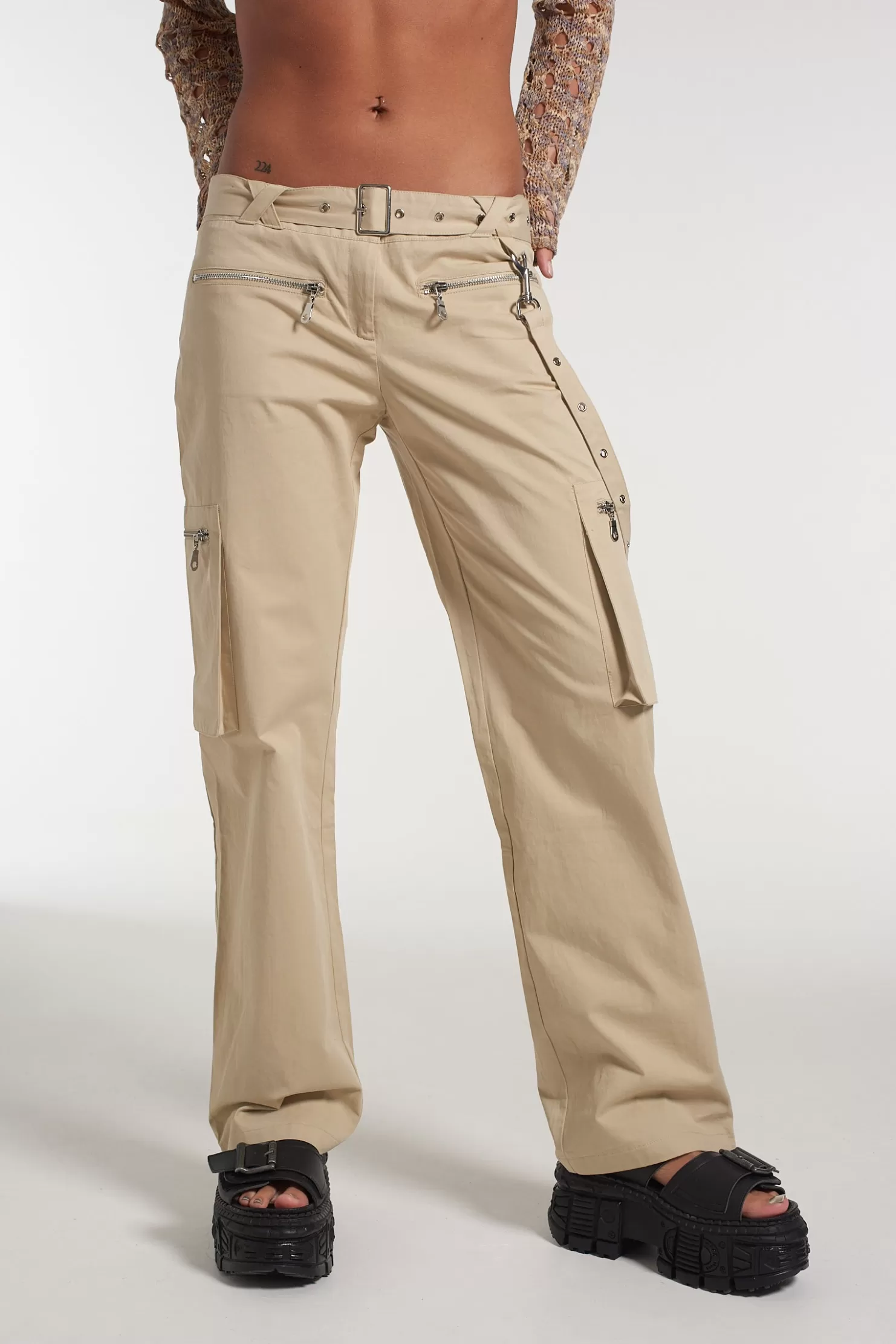 The Ragged Priest Field Drill Pants-Women Trousers