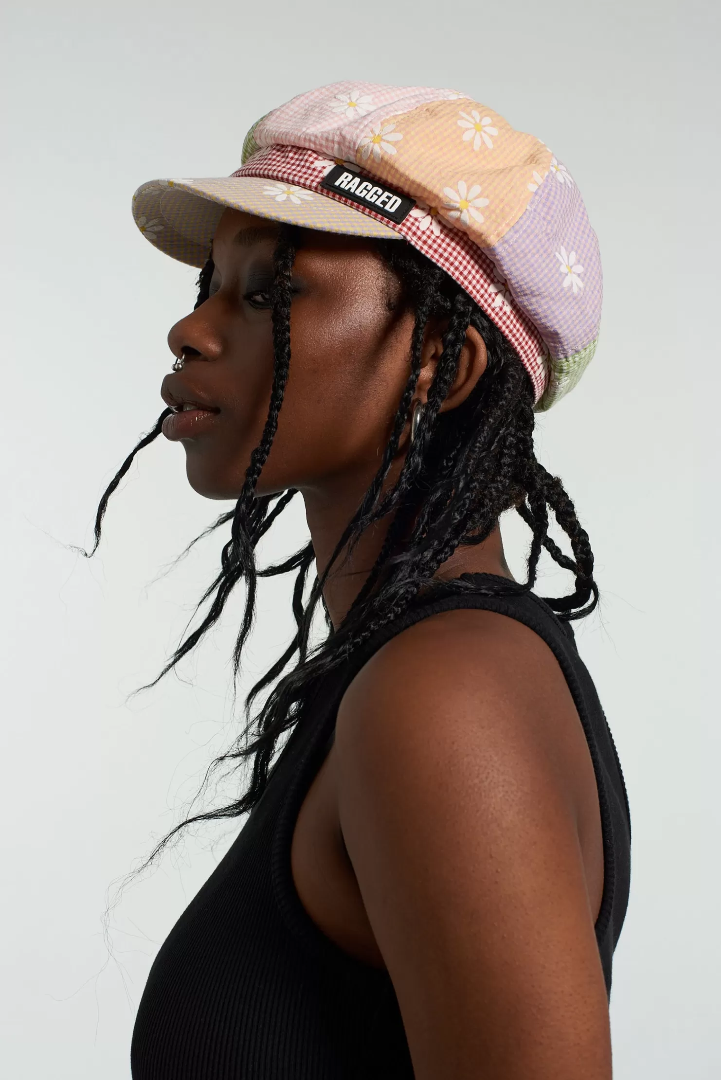 The Ragged Priest Flower Child Bakerboy Hat-Women Accessories
