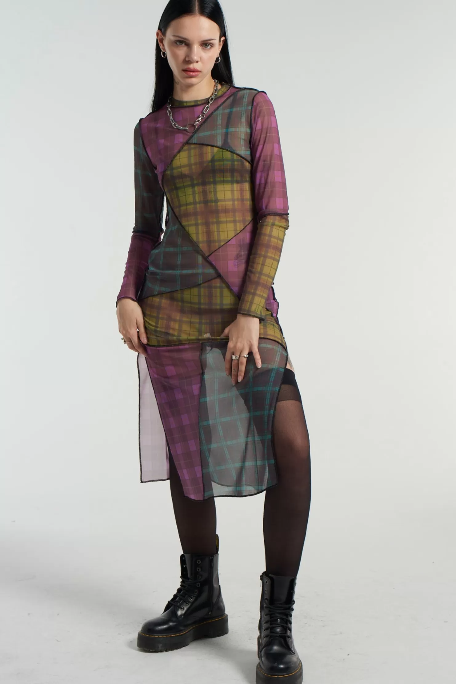 The Ragged Priest Fractured Dress-Women Dresses