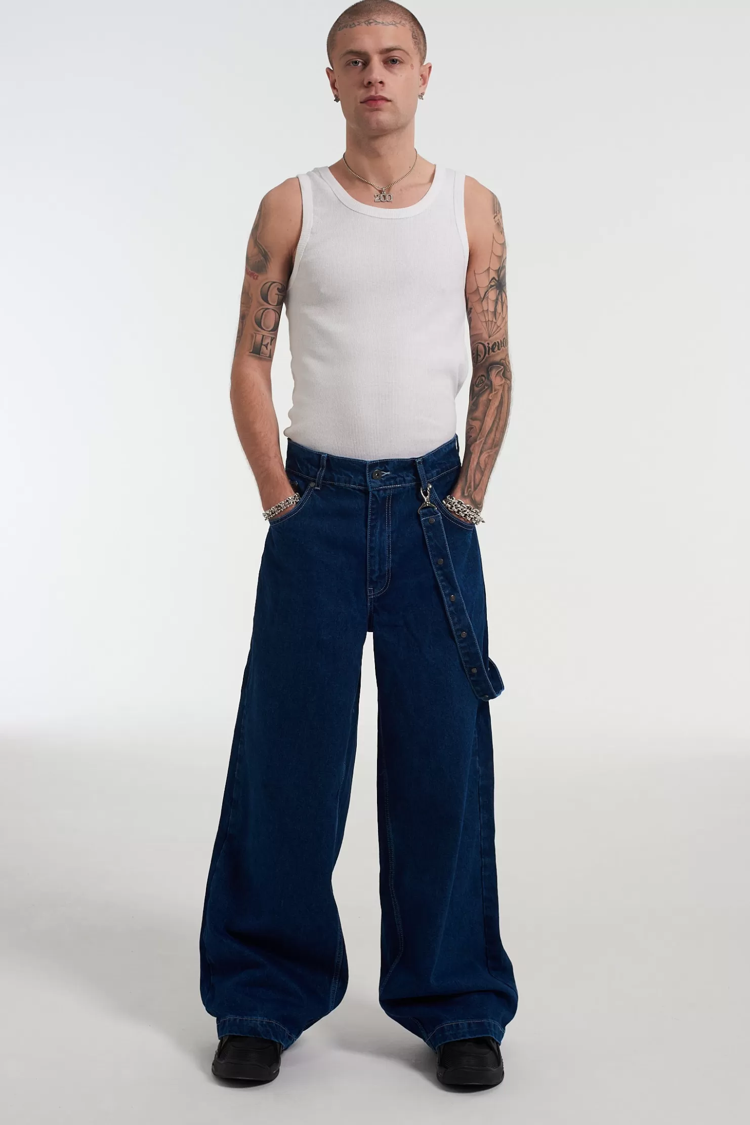 The Ragged Priest Graze Wide Leg Jean-Men Jeans