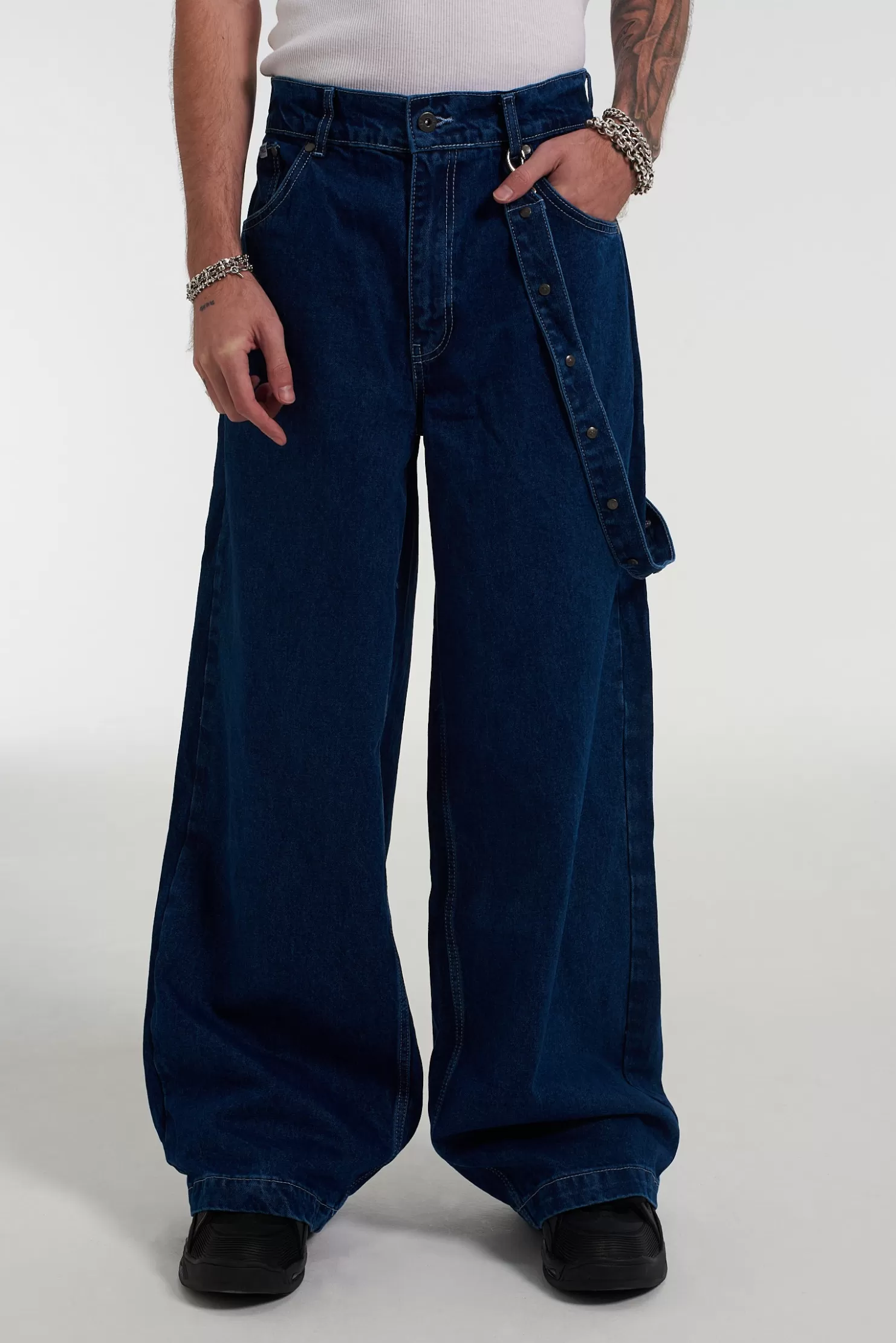 The Ragged Priest Graze Wide Leg Jean-Men Jeans