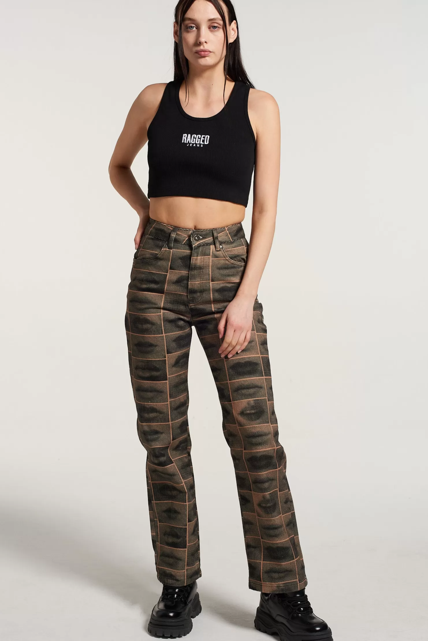 The Ragged Priest Hearsay Straight Leg Pant-Women Trousers