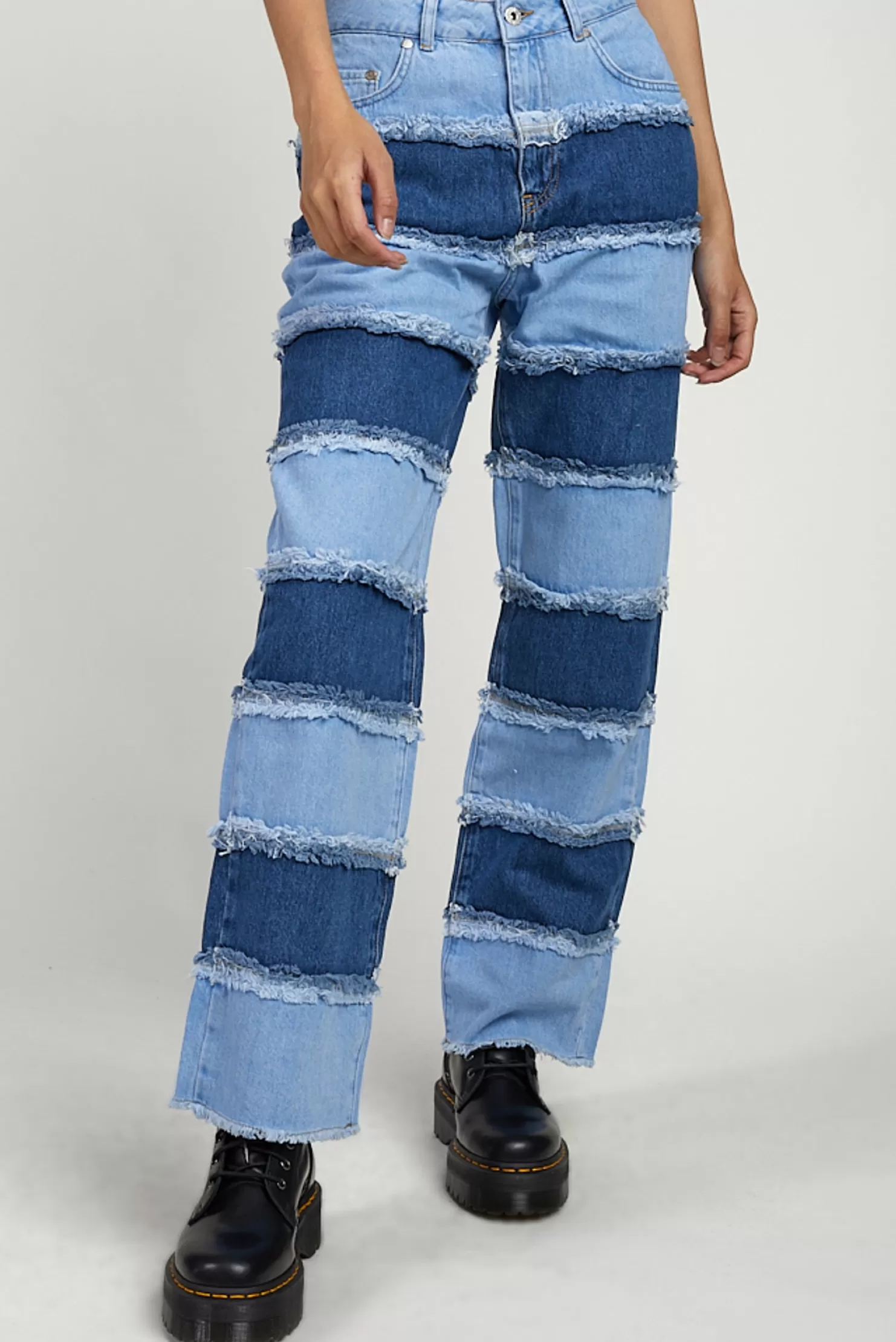 The Ragged Priest Infringement Jean - Blue-Women Jeans