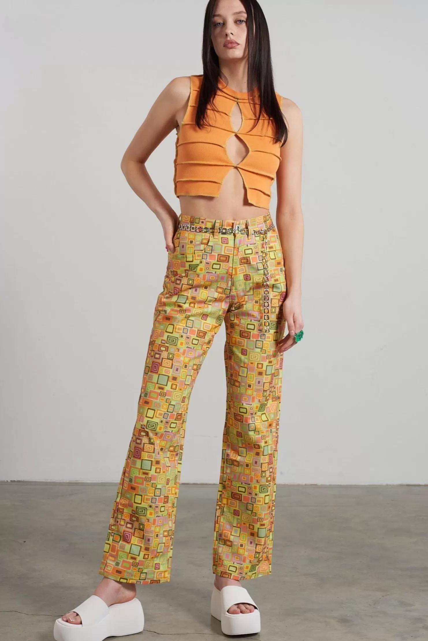 The Ragged Priest Jackie Straight Leg Pant-Women Trousers