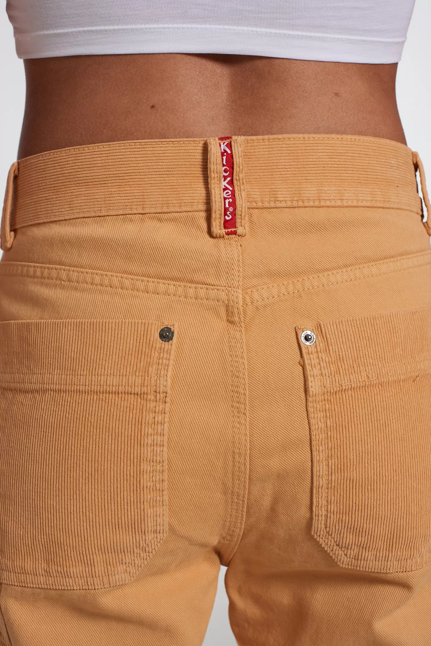 The Ragged Priest Kickers Classic Drill And Cord Carpenter Trouser Cord Brown-Women Trousers