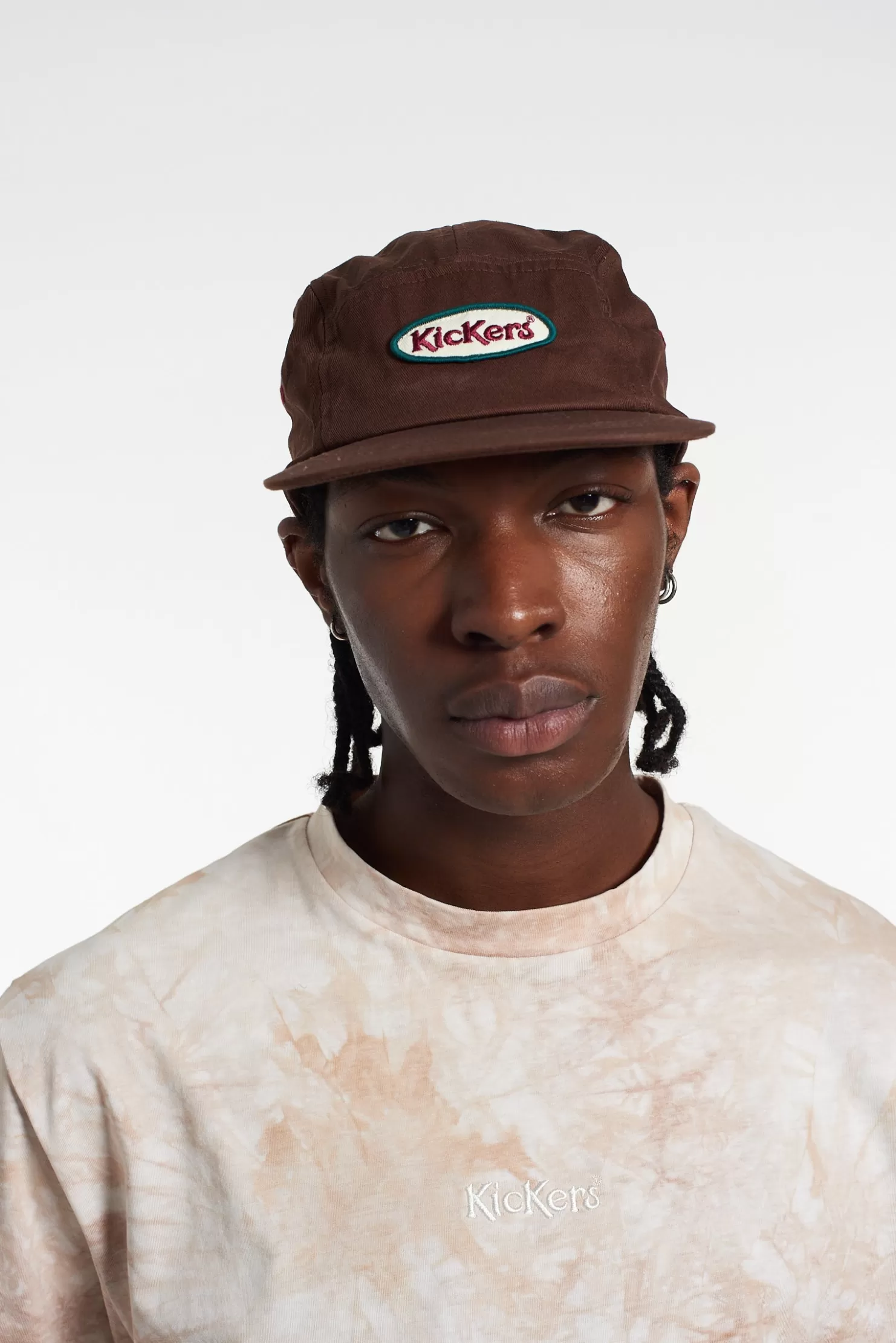 The Ragged Priest Kickers Classics 5 Brown Panel Canvas Hat-Men Accessories