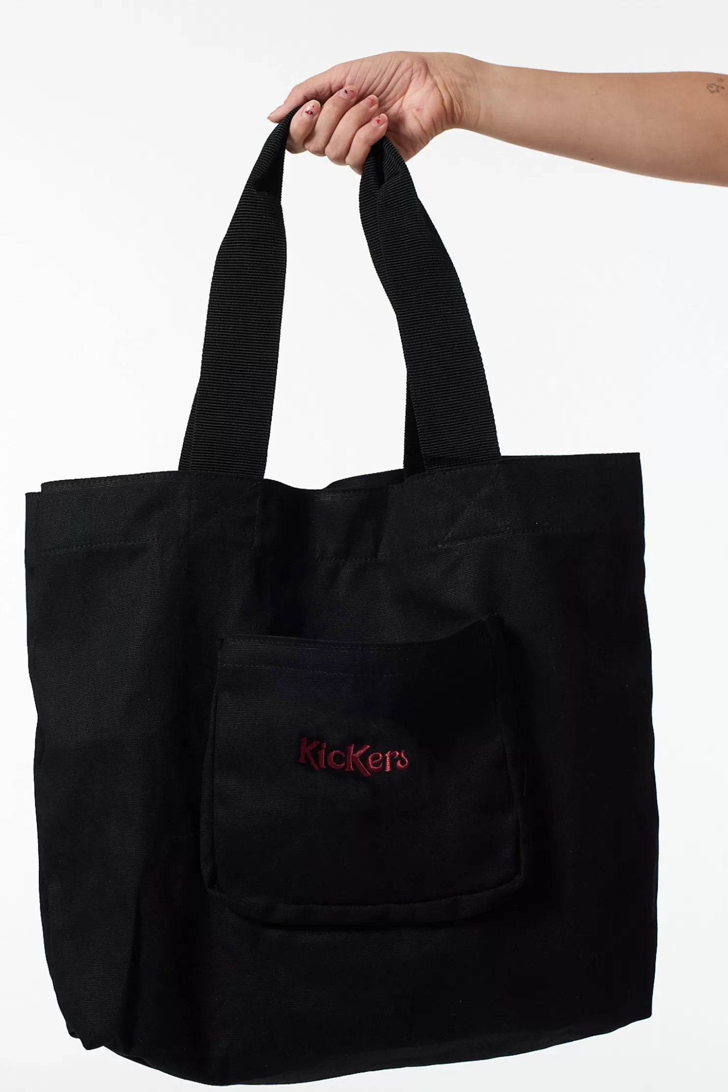 The Ragged Priest Kickers Classics Black Tote Bag-Men Accessories