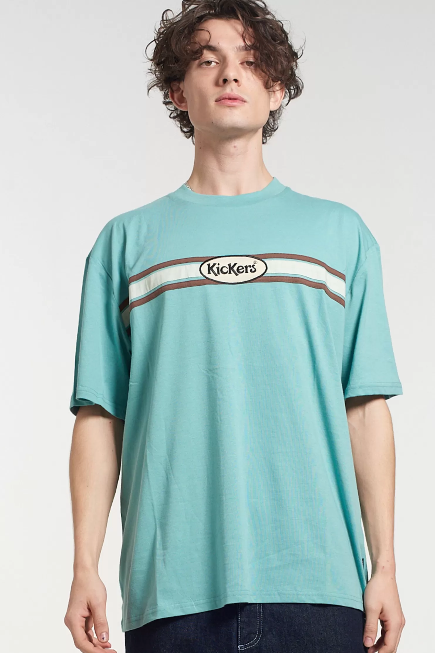 The Ragged Priest Kickers Classics Green Motive  Tee-Men T-Shirts & Tops
