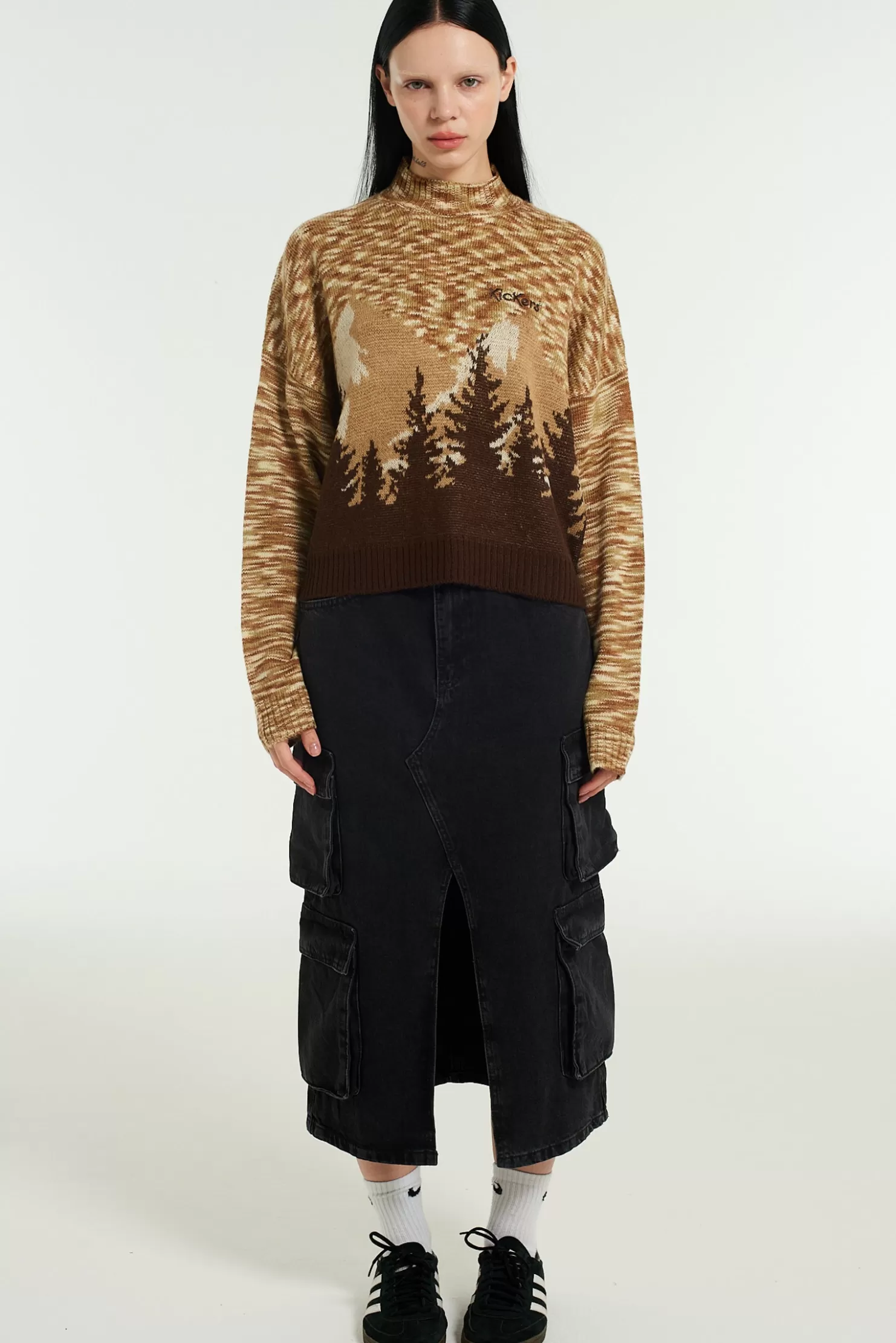 The Ragged Priest Kickers Classics Mountain Scape Jumper-Women Knitwear & Sweats