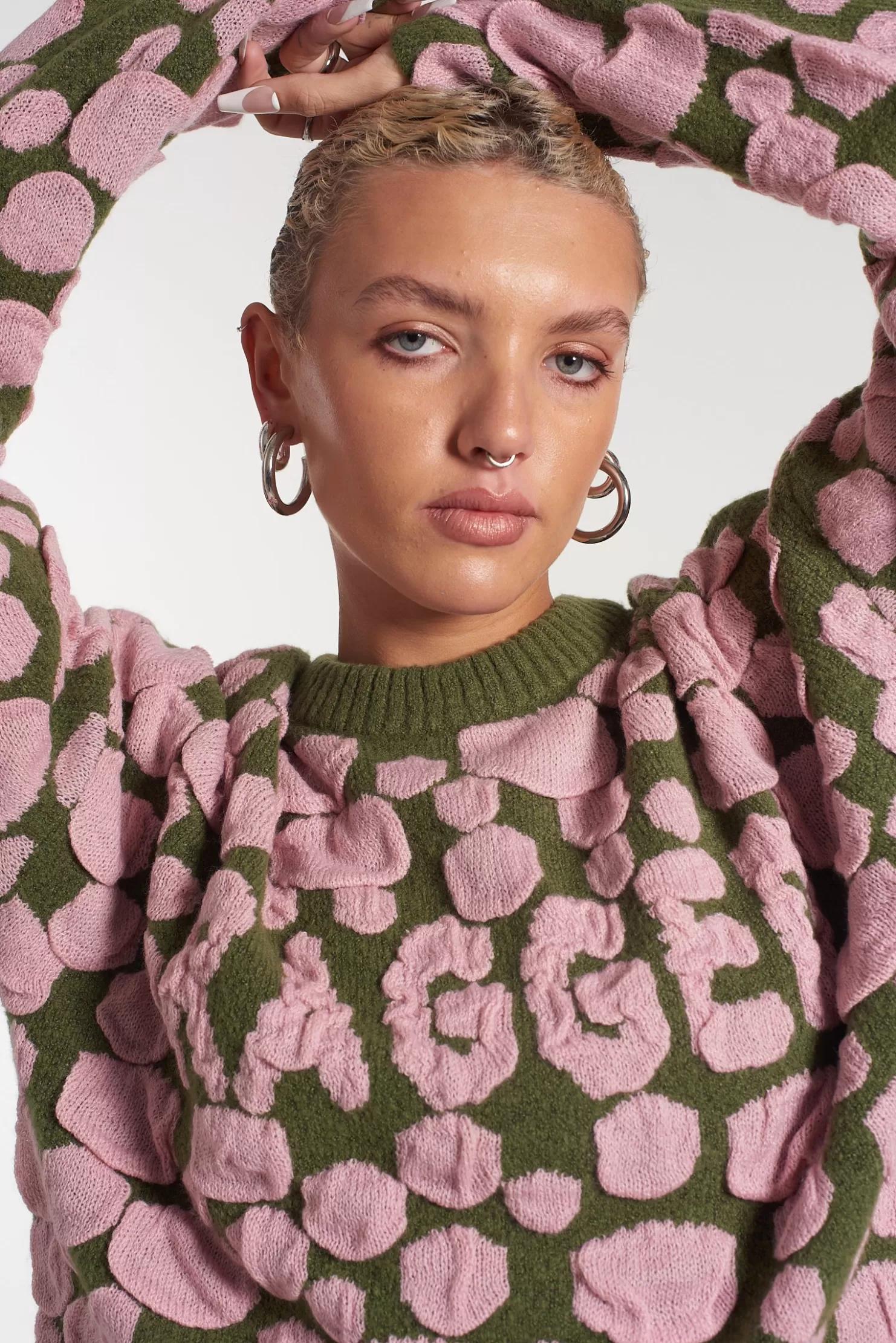 The Ragged Priest Lifeform Knit Jumper-Women Knitwear & Sweats