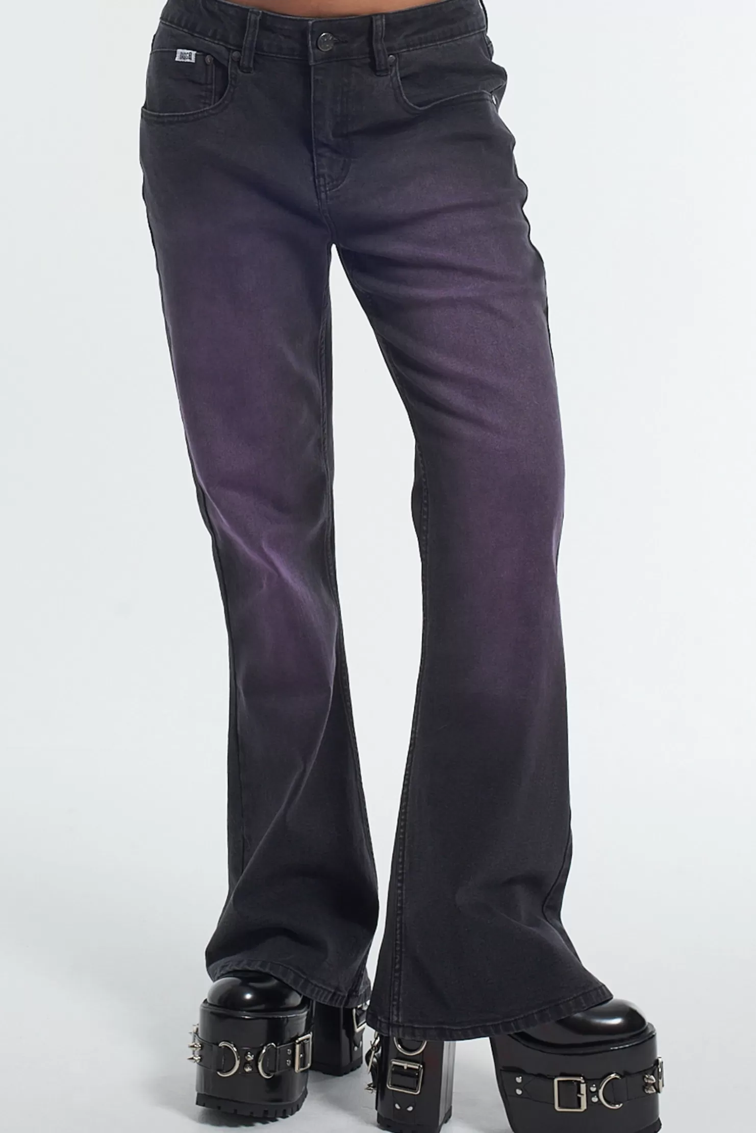 The Ragged Priest Low Rider Jean - Purple Wash-Women Jeans