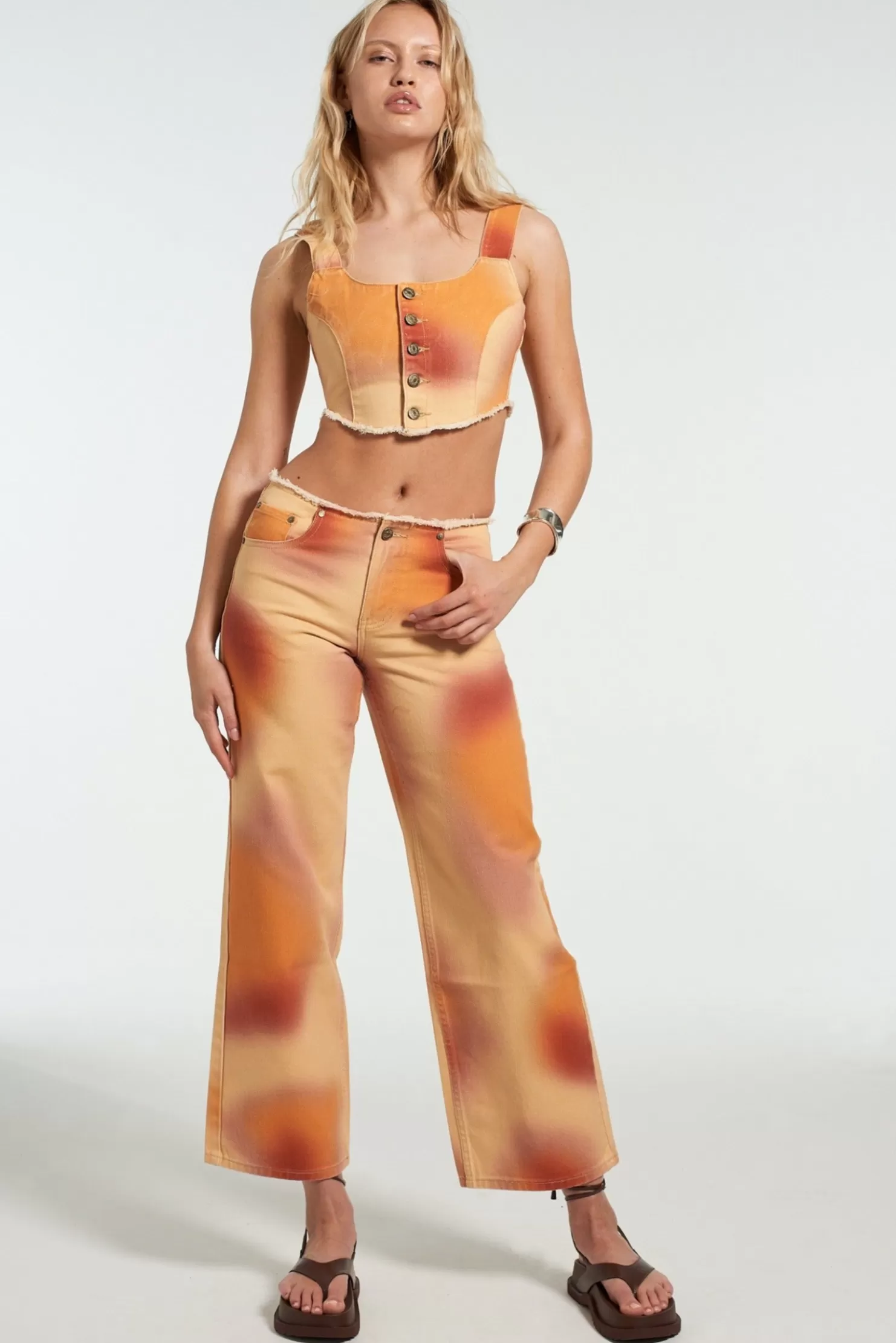 The Ragged Priest Milk It Coyote Low Rise Jean-Women Jeans