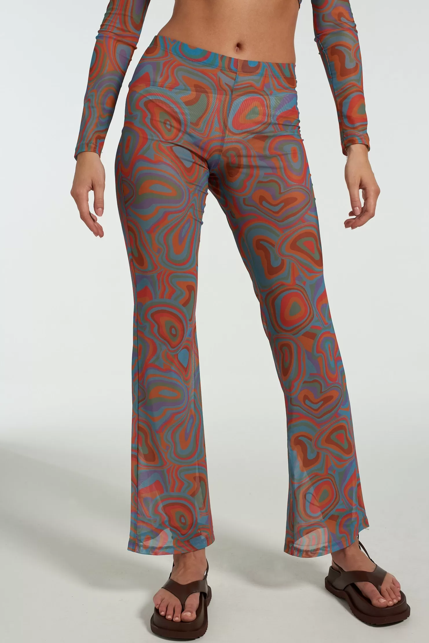 The Ragged Priest Milk It Crystal Flare Pant-Women Trousers