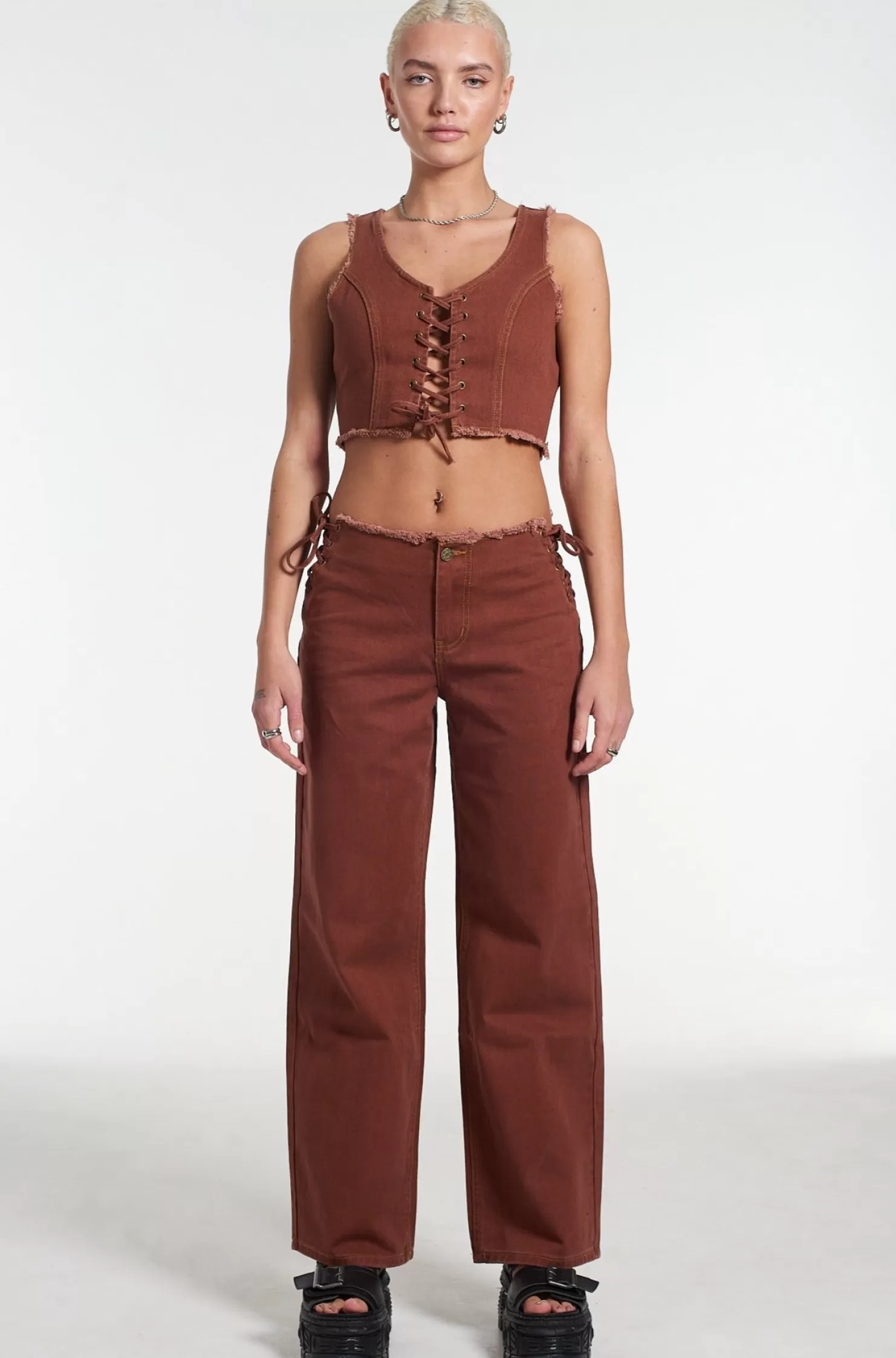 The Ragged Priest Milk It Earth Low Rise Jean-Women Jeans
