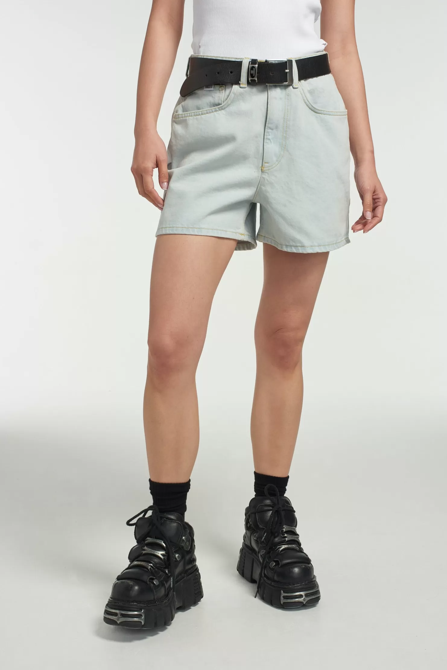 The Ragged Priest Mom Short -Women Skirts & Shorts