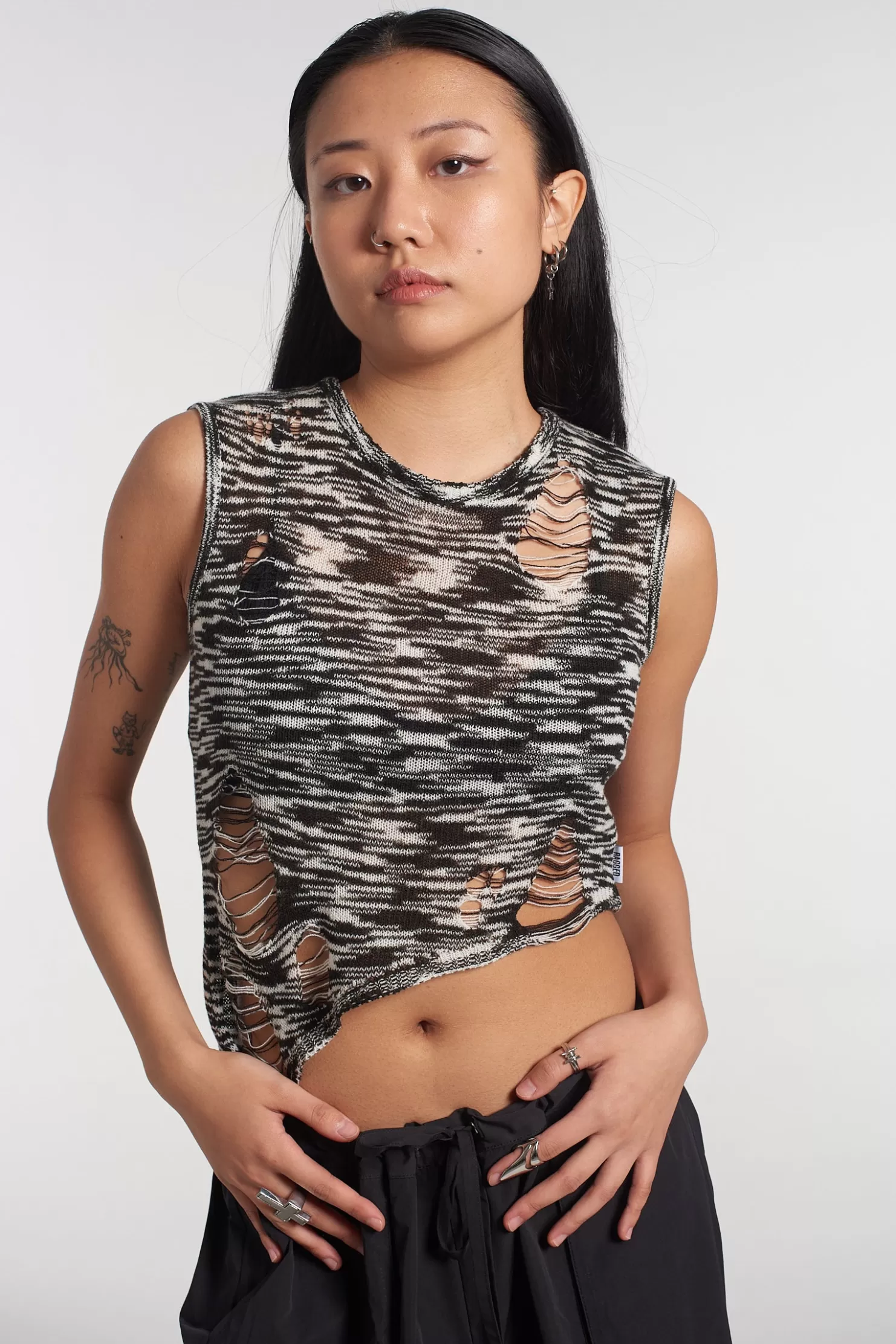 The Ragged Priest Mona Asymmetric Top-Women T-Shirts & Tops