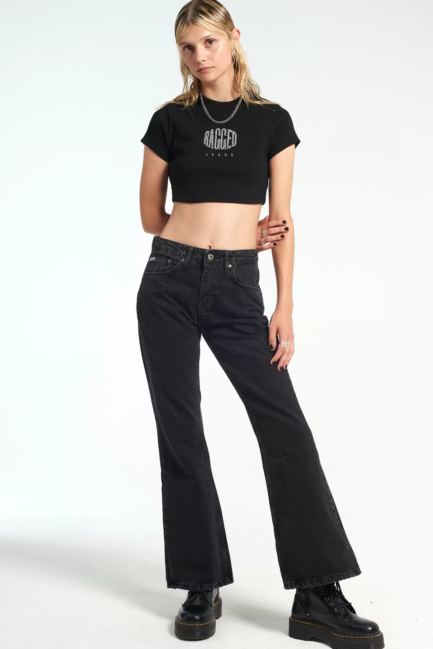 The Ragged Priest Organic Boot Cut Dakota Jean -Women Jeans