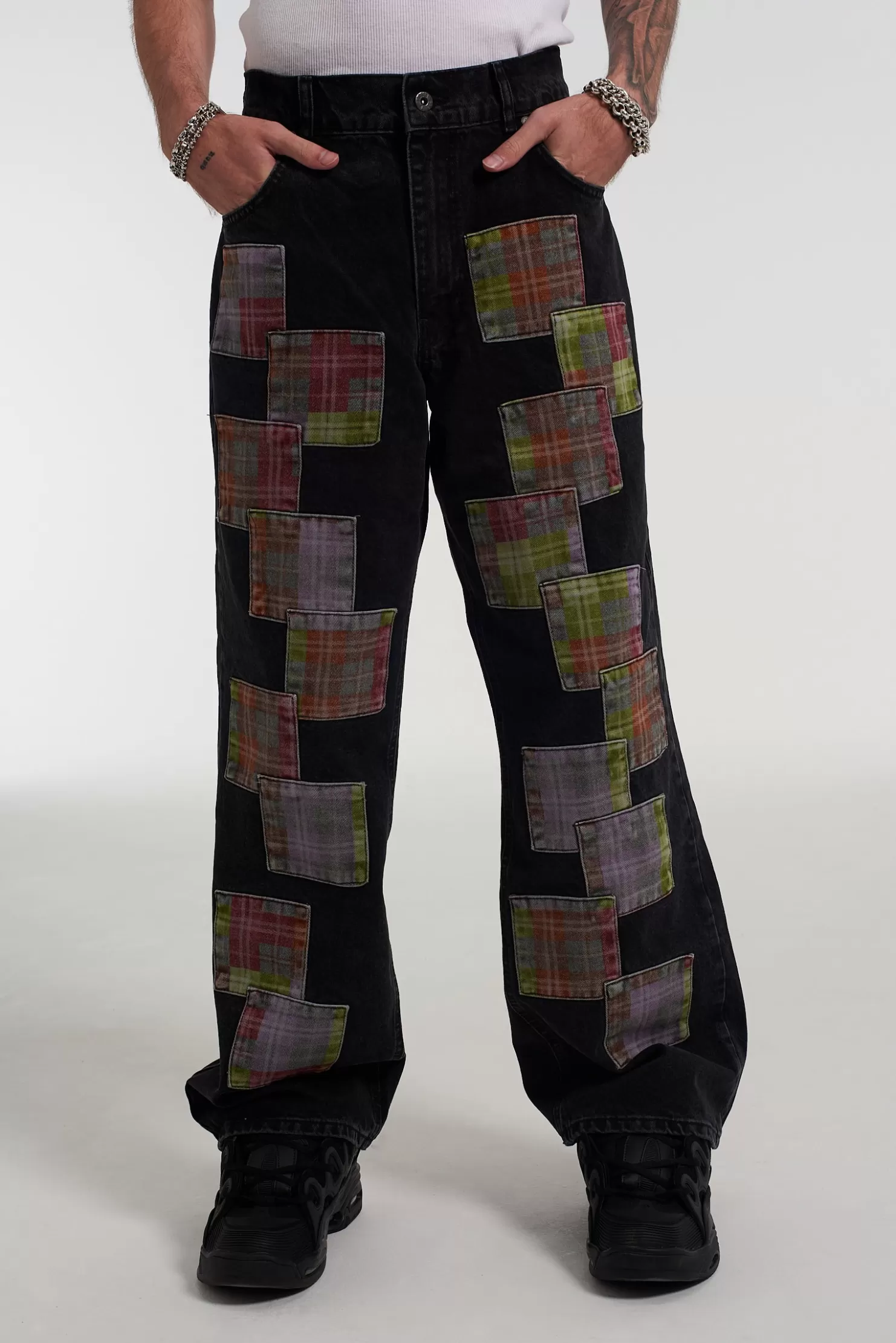 The Ragged Priest Patchwork Skate Jean-Men Jeans