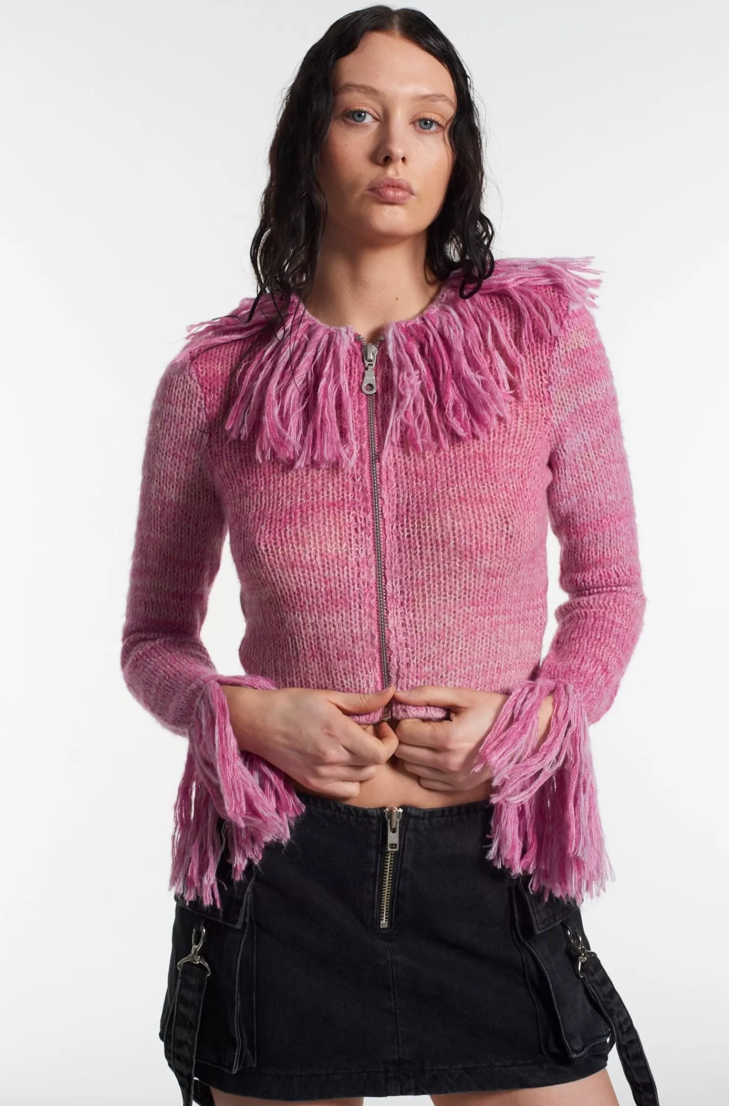 The Ragged Priest Penelope Zip Cardigan-Women T-Shirts & Tops