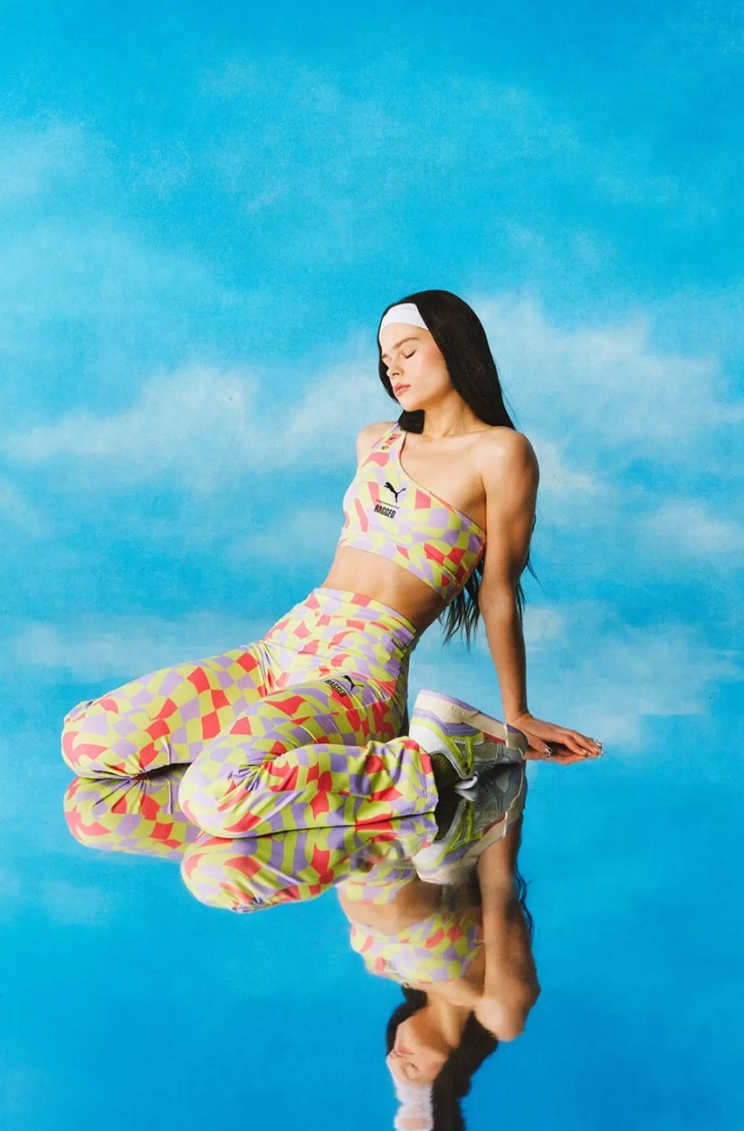 The Ragged Priest Puma X All Over Print Crop Top-Women T-Shirts & Tops