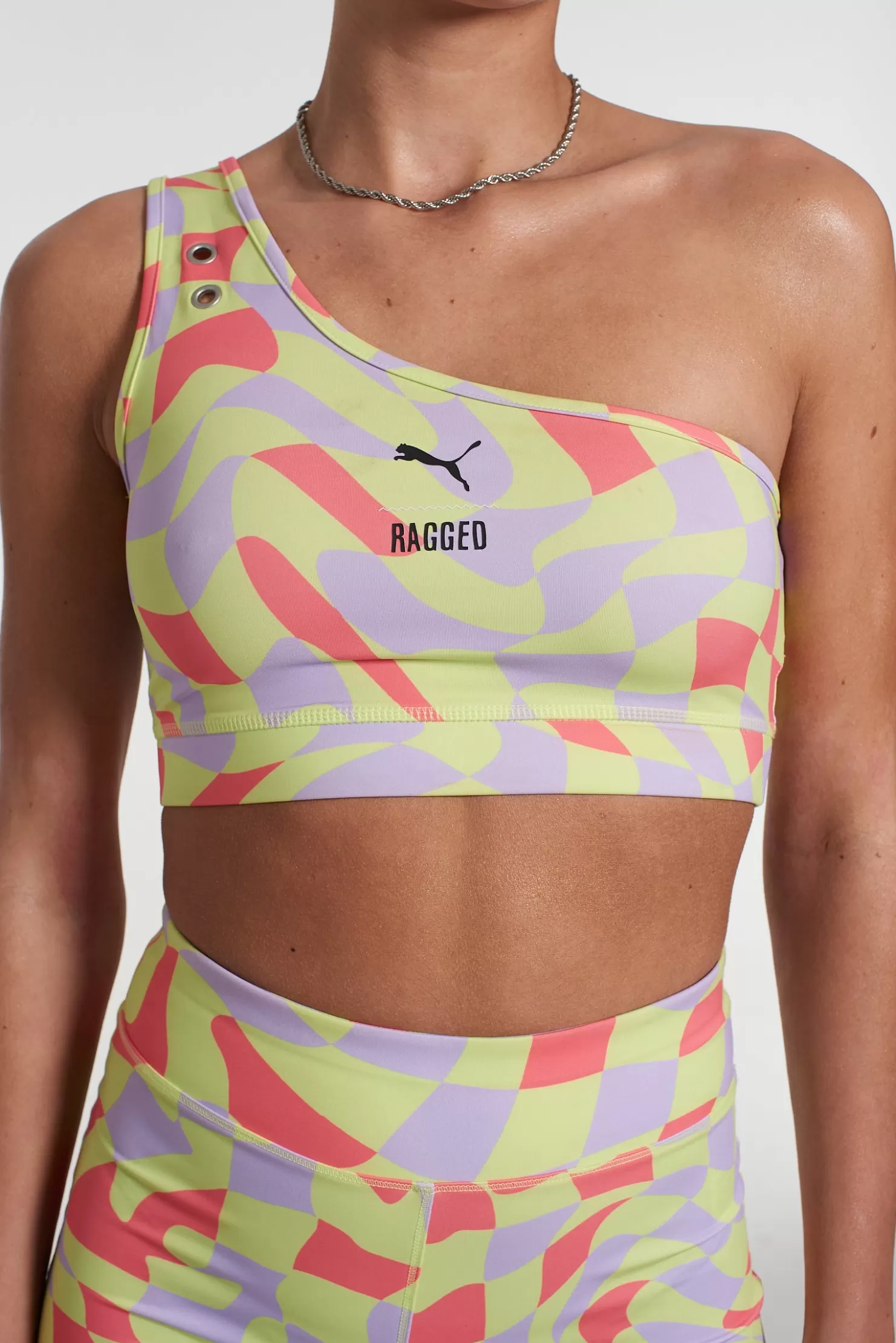 The Ragged Priest Puma X All Over Print Crop Top-Women T-Shirts & Tops