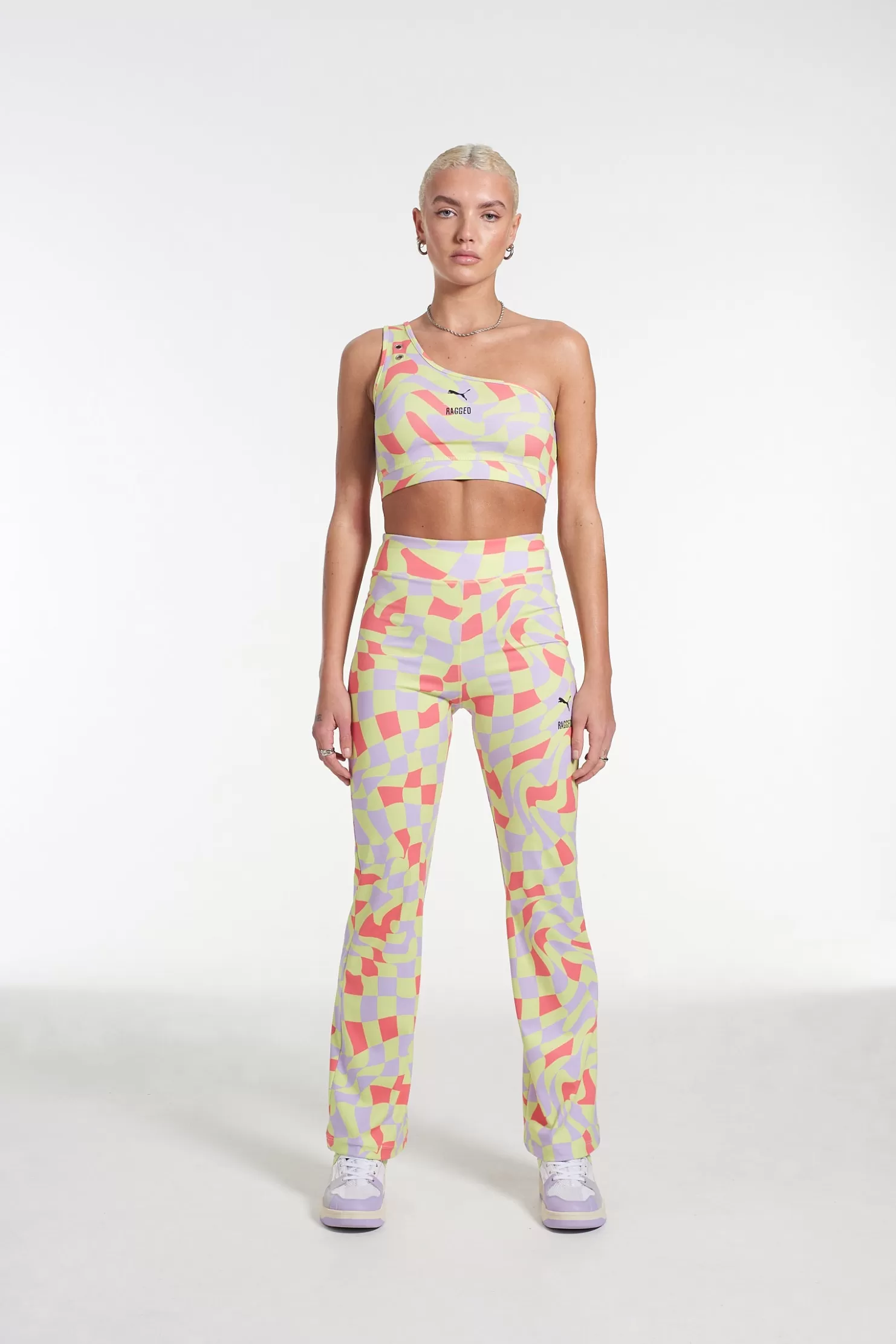 The Ragged Priest Puma X All Over Print Crop Top-Women T-Shirts & Tops