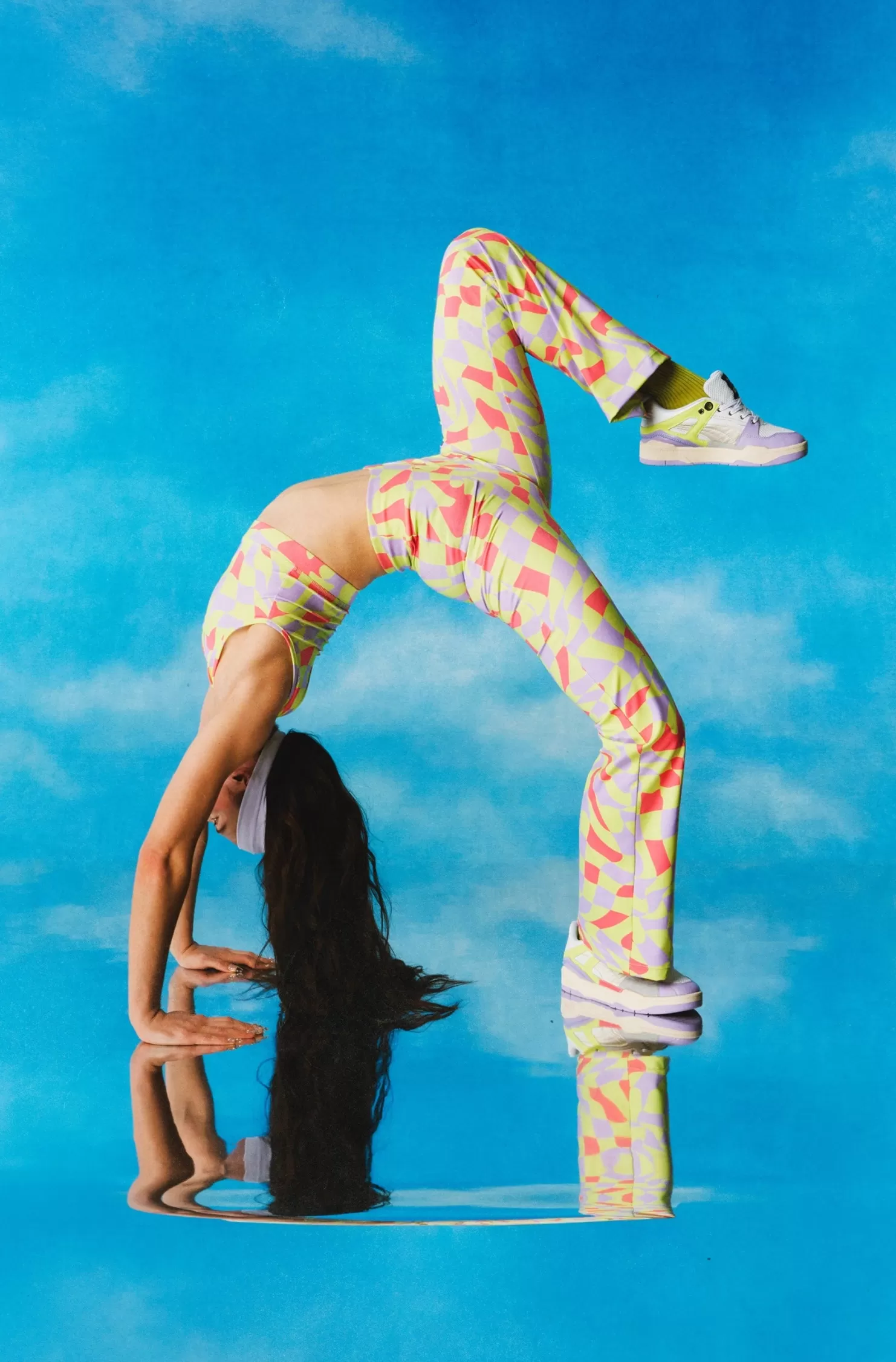 The Ragged Priest Puma X All Over Print Flared Pant-Women Trousers