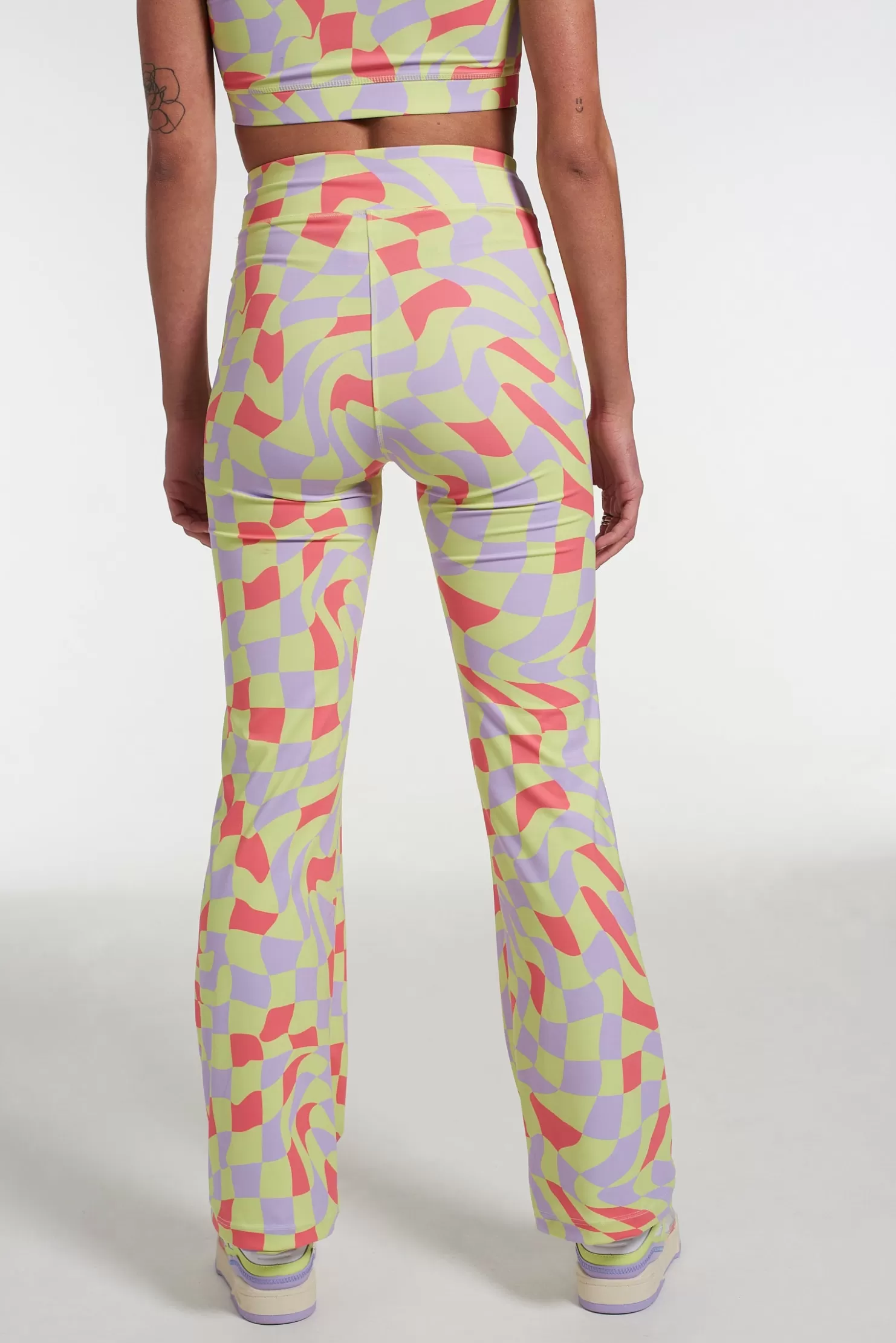 The Ragged Priest Puma X All Over Print Flared Pant-Women Trousers
