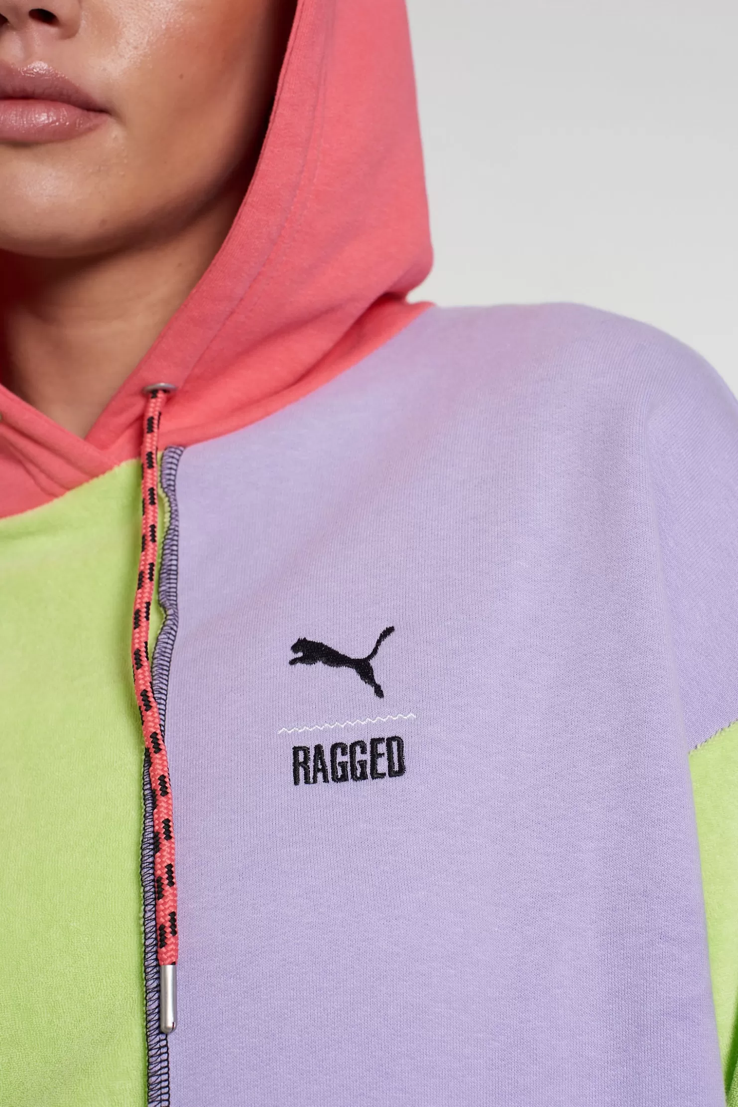 The Ragged Priest Puma X jersey Hoodie-Women Knitwear & Sweats