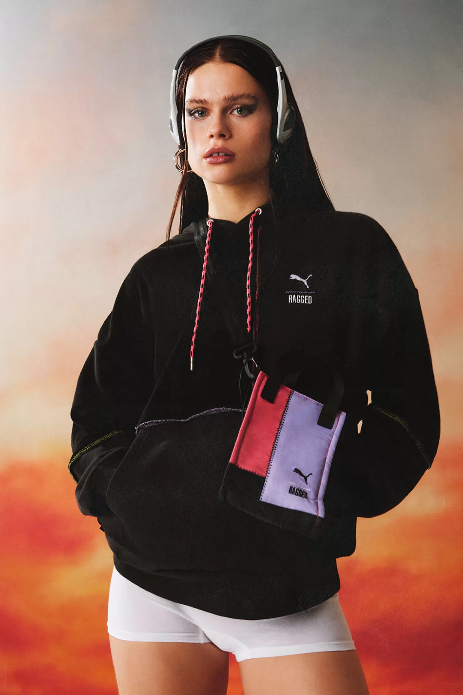 The Ragged Priest Puma X jersey Hoodie-Women Knitwear & Sweats