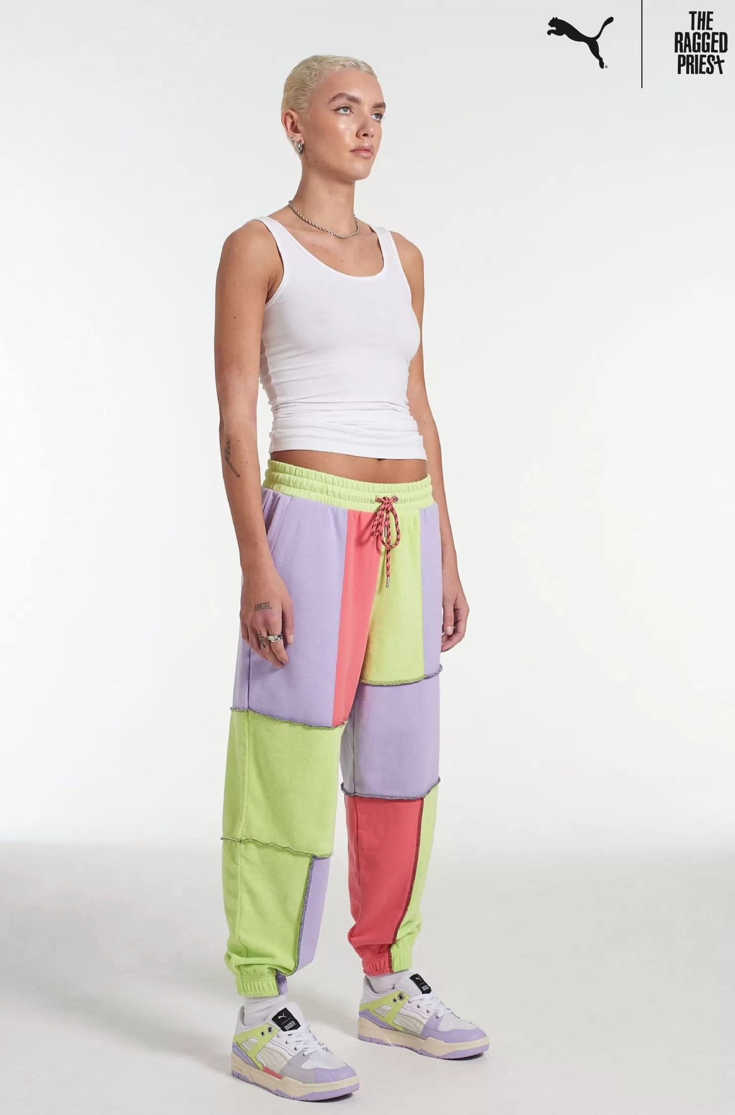 The Ragged Priest Puma X jersey Sweatpants-Women Trousers