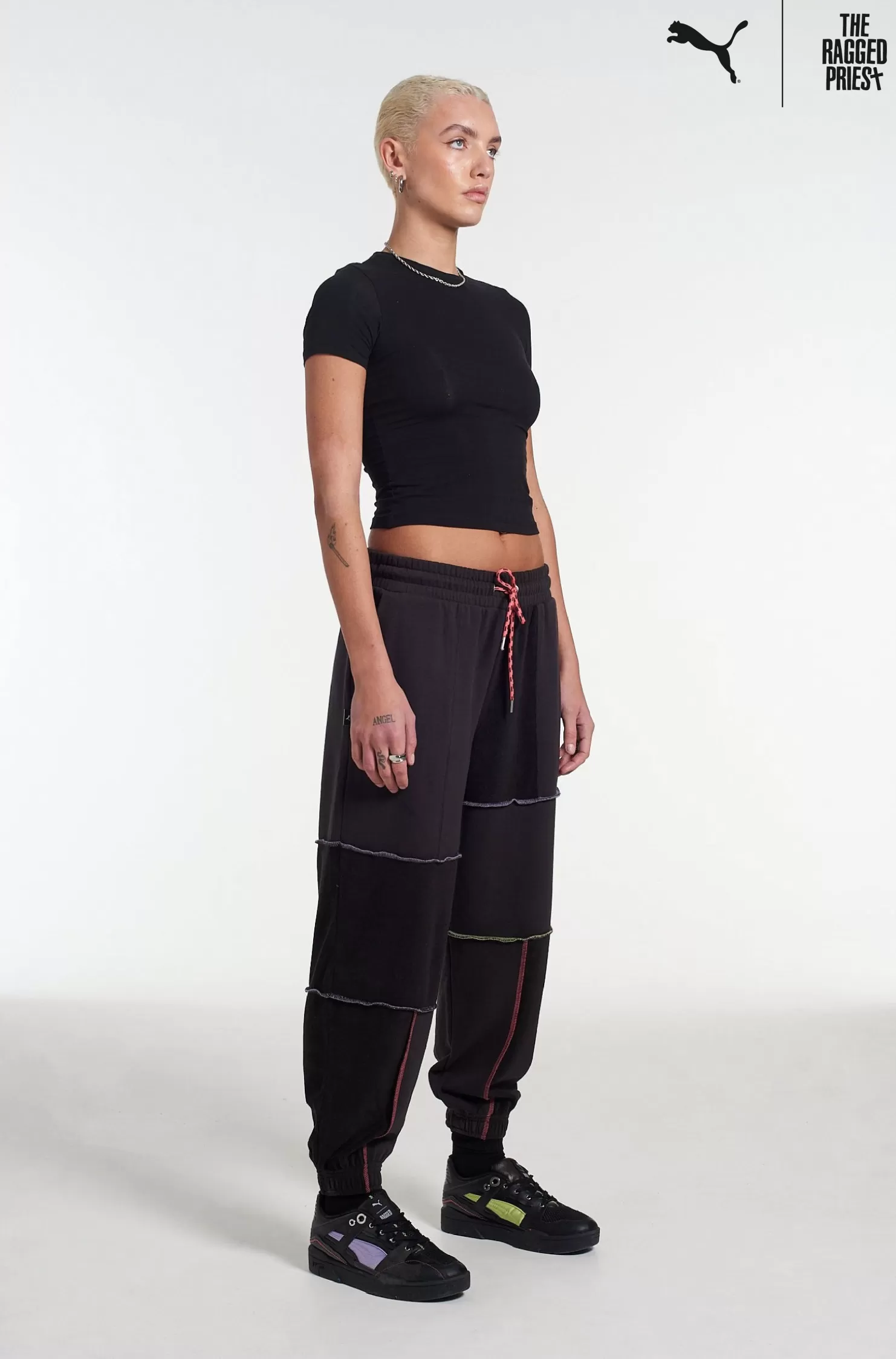 The Ragged Priest Puma X jersey Sweatpants-Women Trousers