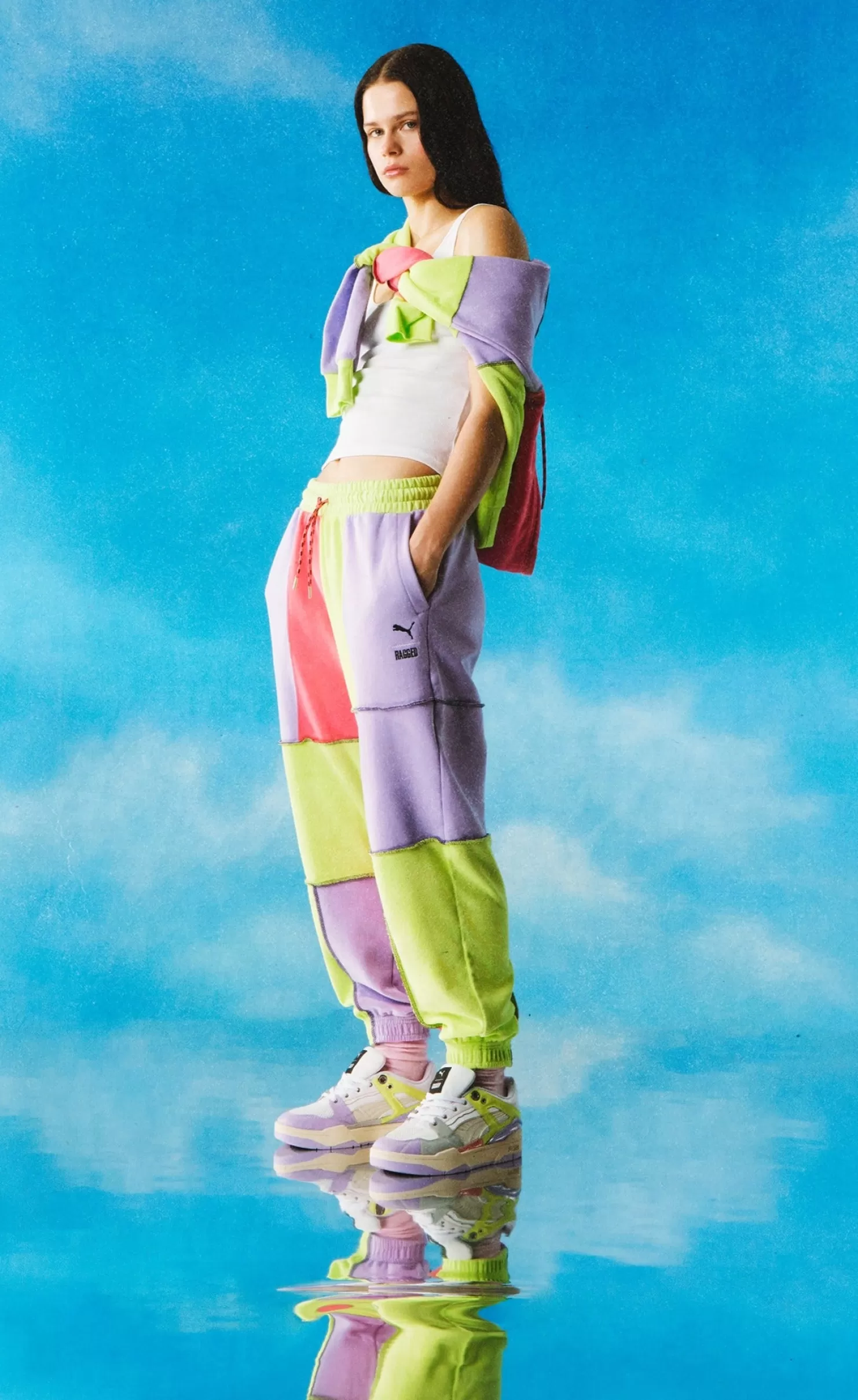 The Ragged Priest Puma X jersey Sweatpants-Women Trousers