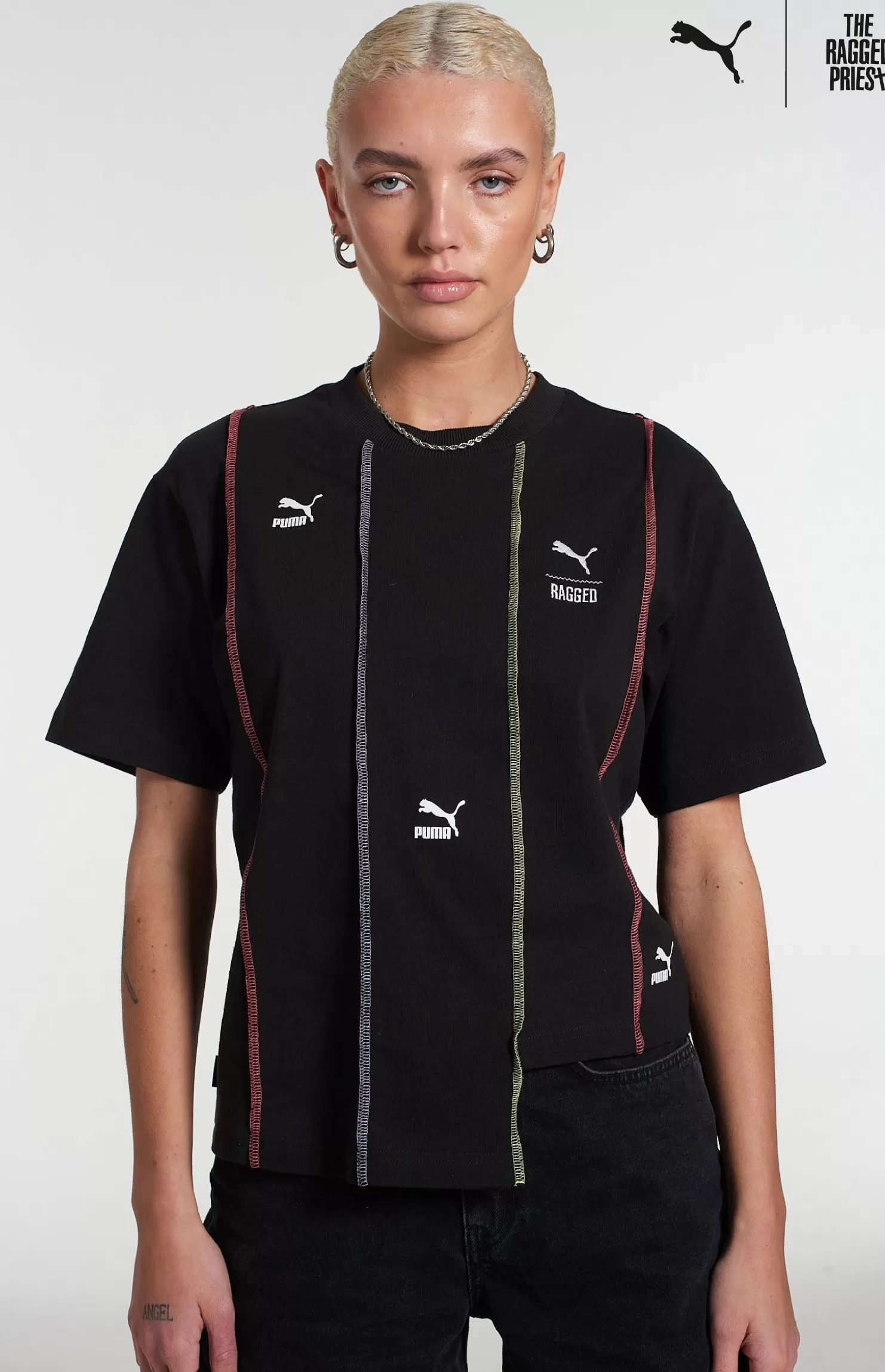 The Ragged Priest Puma X jersey Tee-Women T-Shirts & Tops