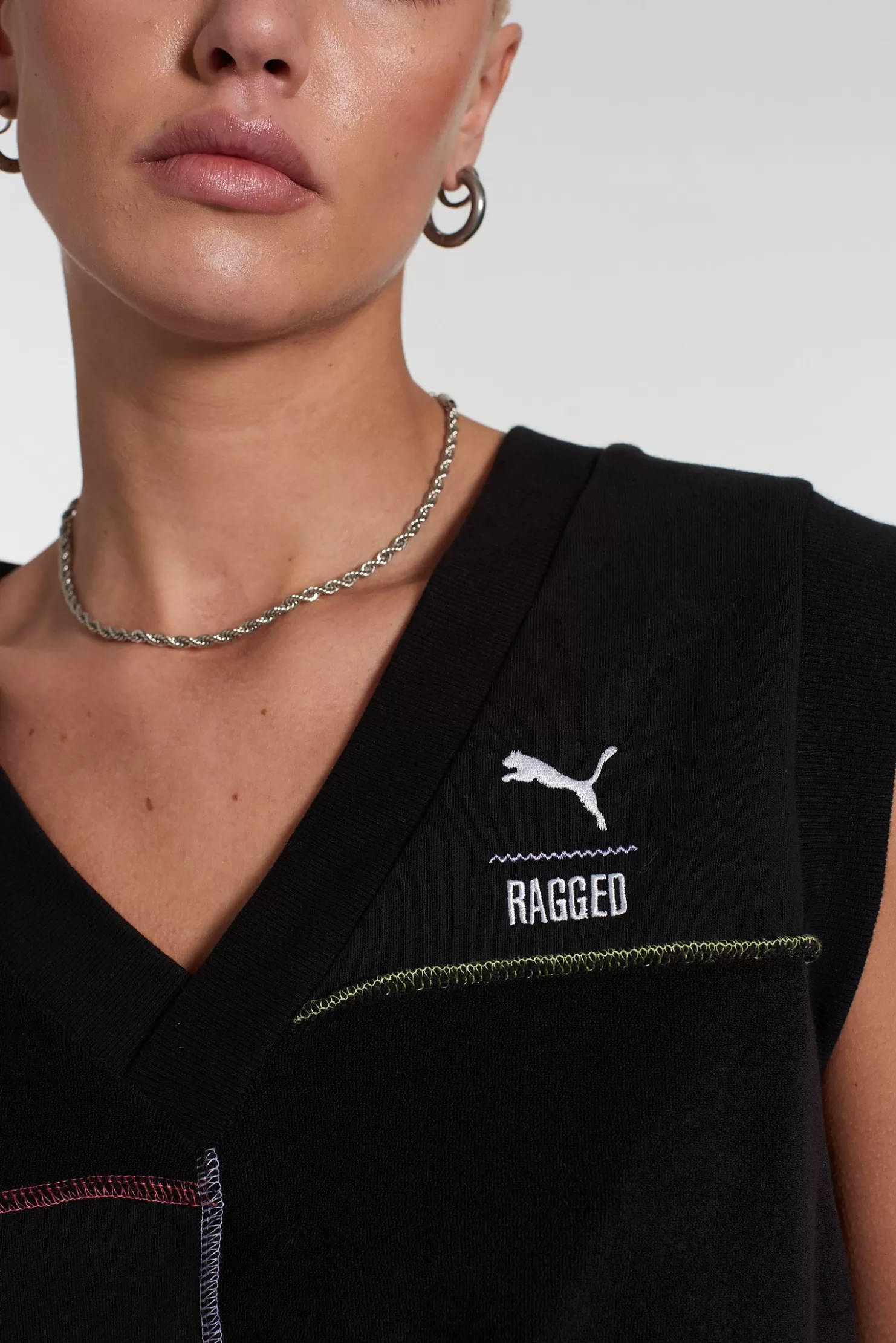 The Ragged Priest Puma X vest-Women Knitwear & Sweats