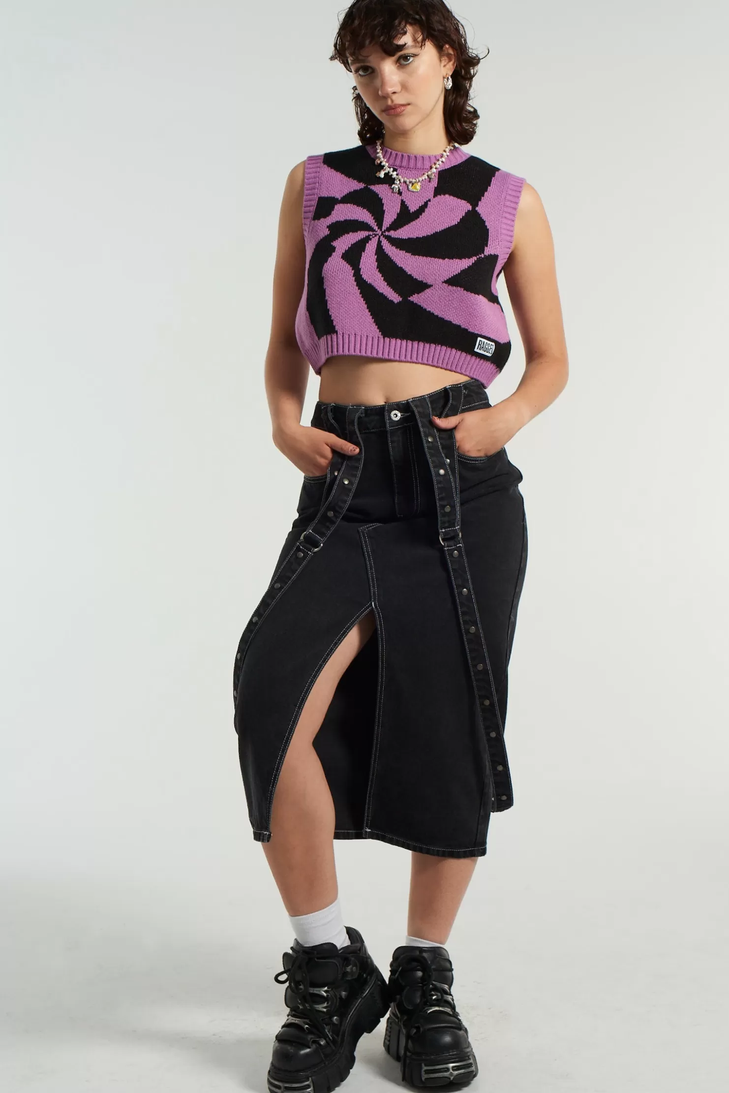 The Ragged Priest Rapture Tank-Women Knitwear & Sweats