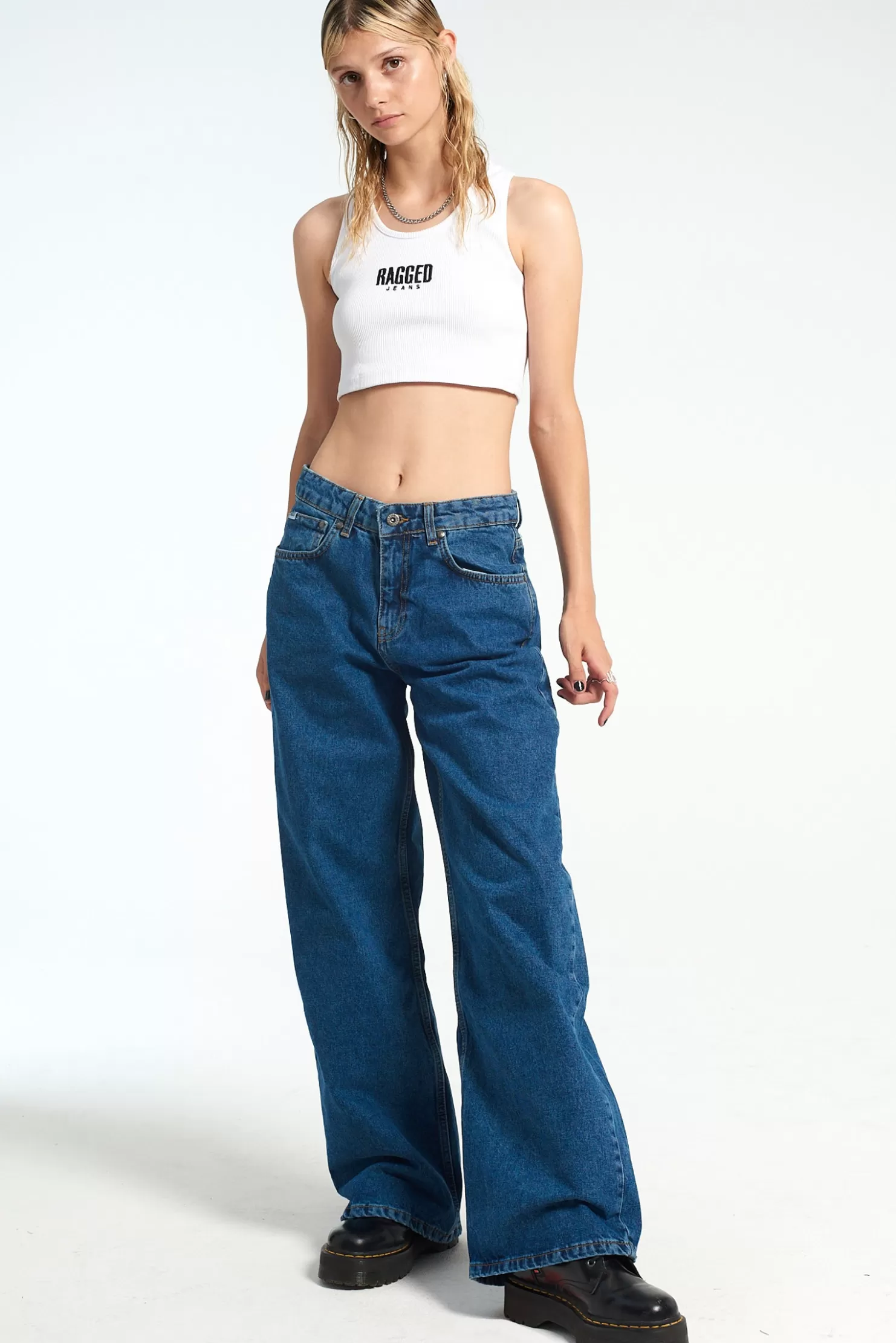 The Ragged Priest Release Jean - Blue-Women Jeans