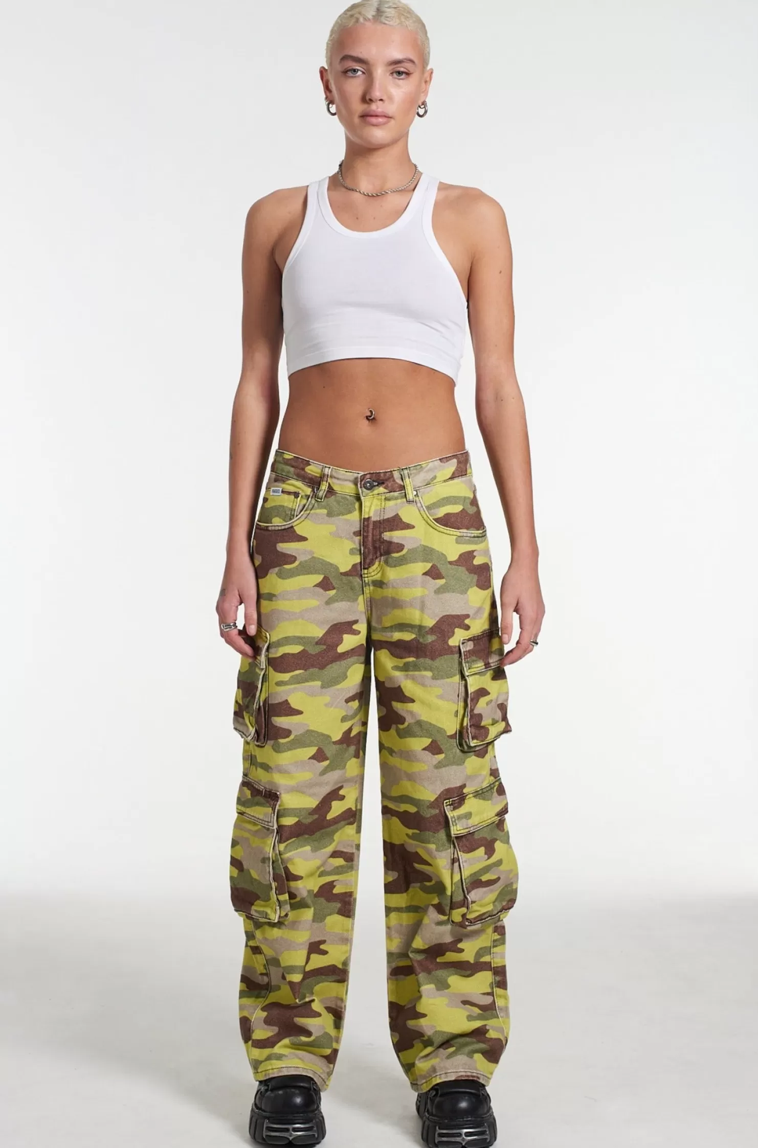 The Ragged Priest Release Jean - Camo-Women Jeans